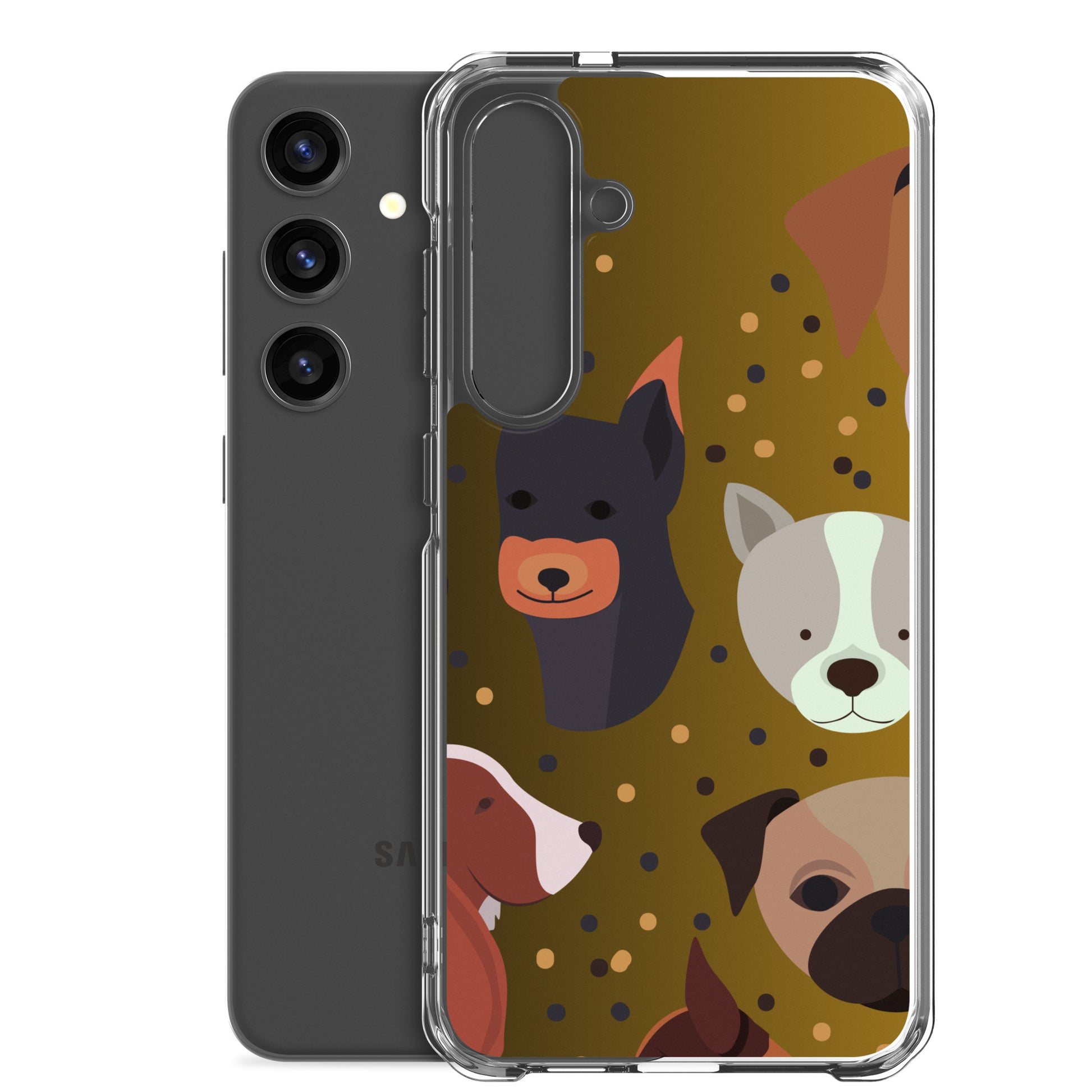Dog Lover Clear Case for Samsung®   - #tag1# - #tag2# - 