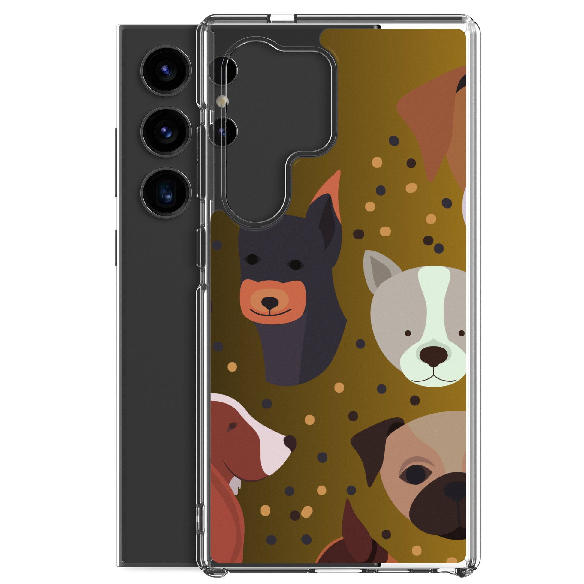Dog Lover Clear Case for Samsung®   - #tag1# - #tag2# - 