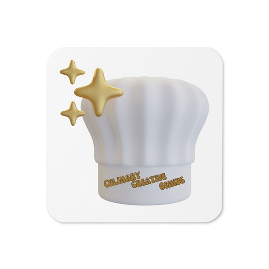 Culinary Creative Genius | Cork-Back Coaster   - #tag1# - #tag2# - 