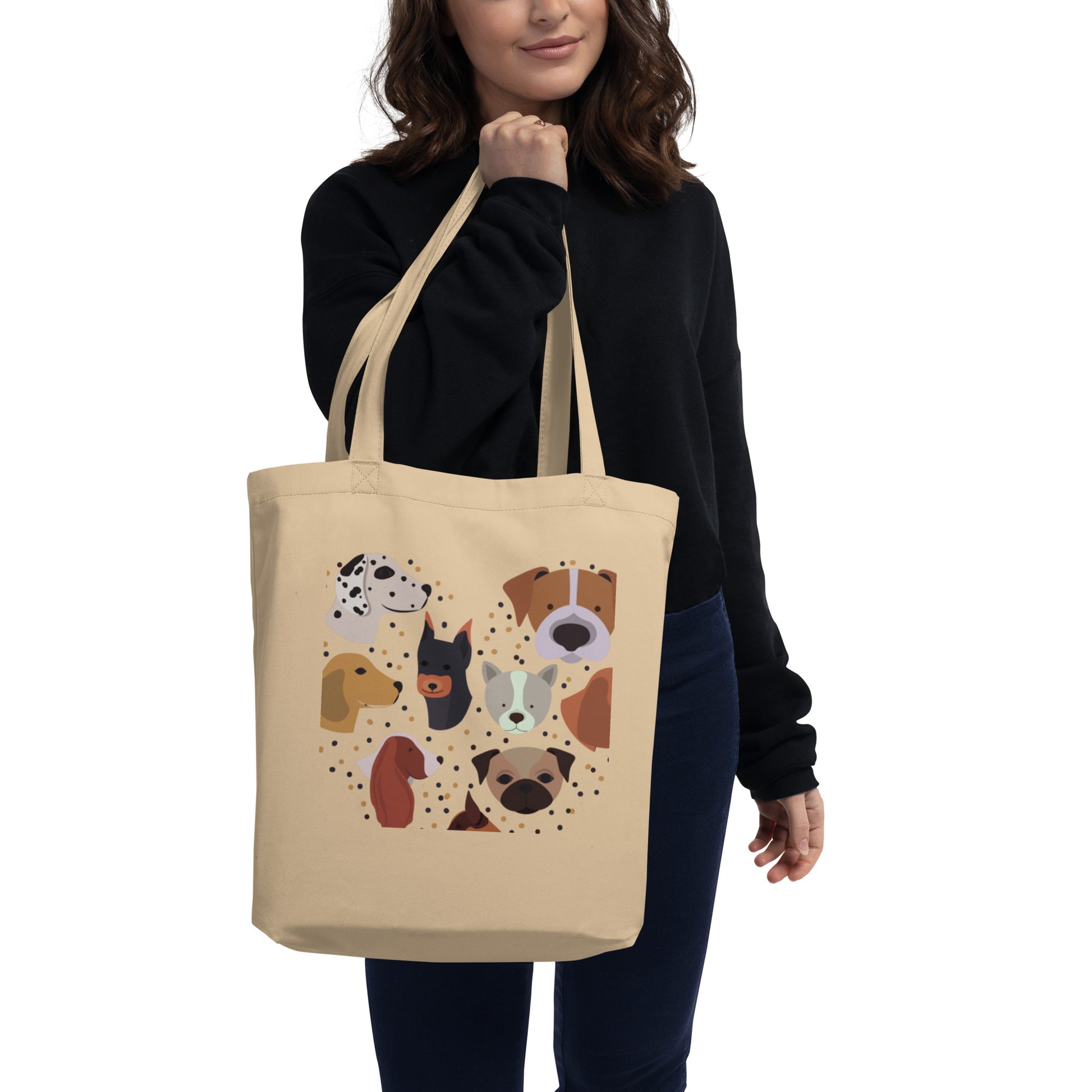 Dog Lover Eco Tote Bag   - #tag1# - #tag2# - 