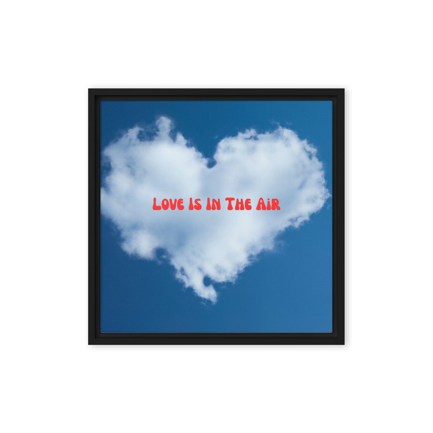 Love Is In The Air | Framed Canvas   - #tag1# - #tag2# - 