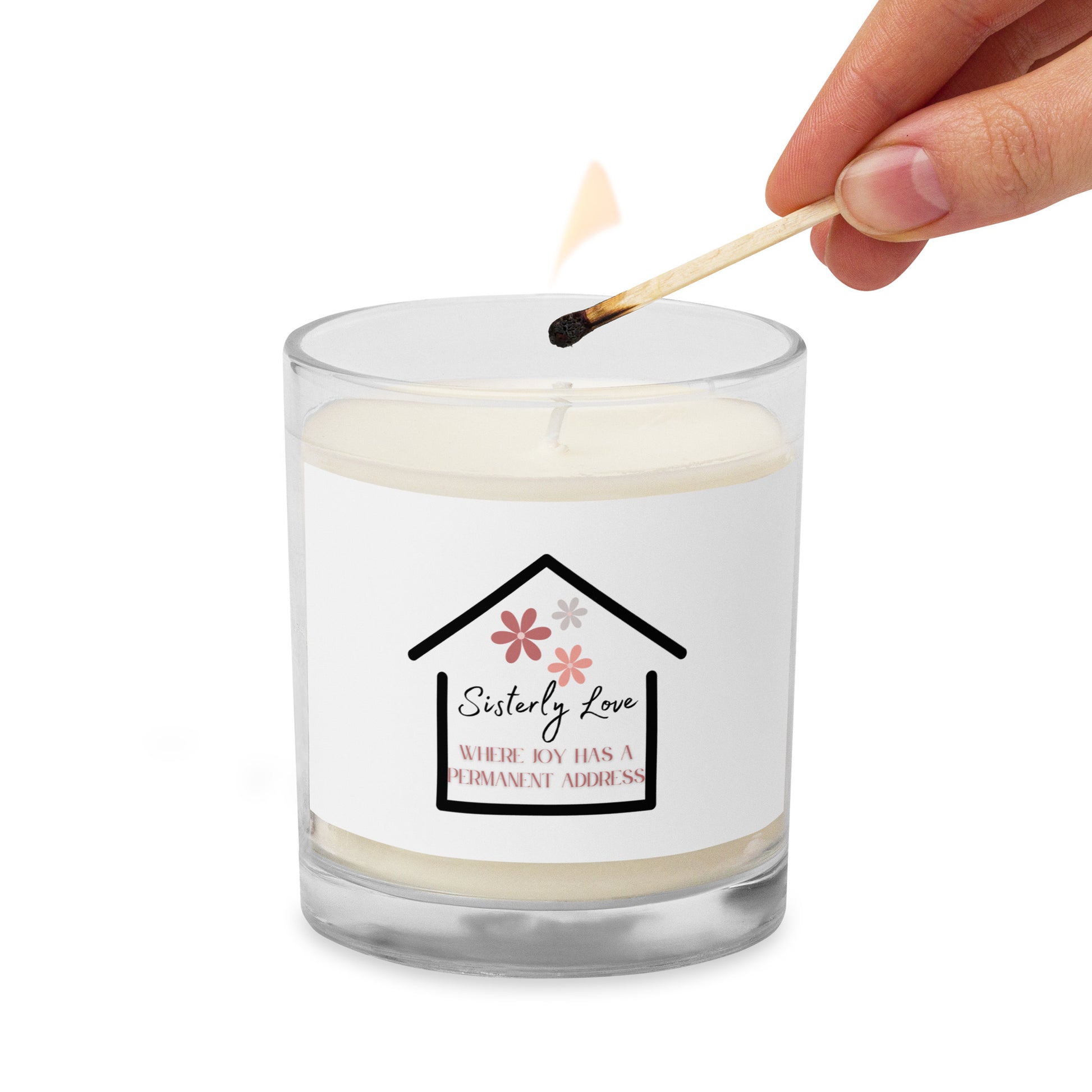 Sisterly Love | Glass Jar Soy Wax Candle   - #tag1# - #tag2# - 