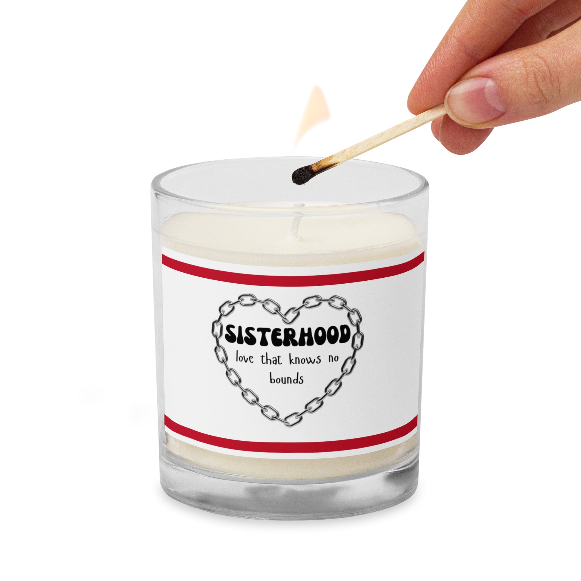 Sisterhood | Glass Jar Soy Wax Candle   - #tag1# - #tag2# - 