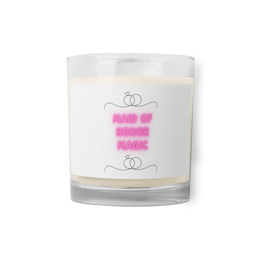 Maid Of Honor Magic | Glass Jar Soy Wax Candle   - #tag1# - #tag2# - 