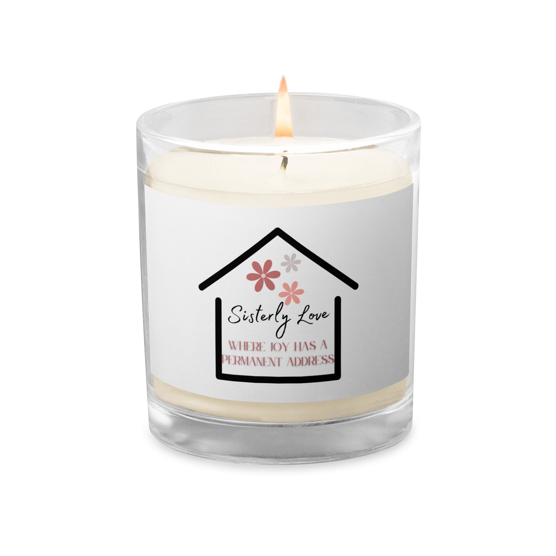 Sisterly Love | Glass Jar Soy Wax Candle   - #tag1# - #tag2# - 