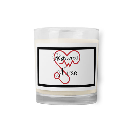Registered Nurse | Glass Jar Soy Wax Candle   - #tag1# - #tag2# - 