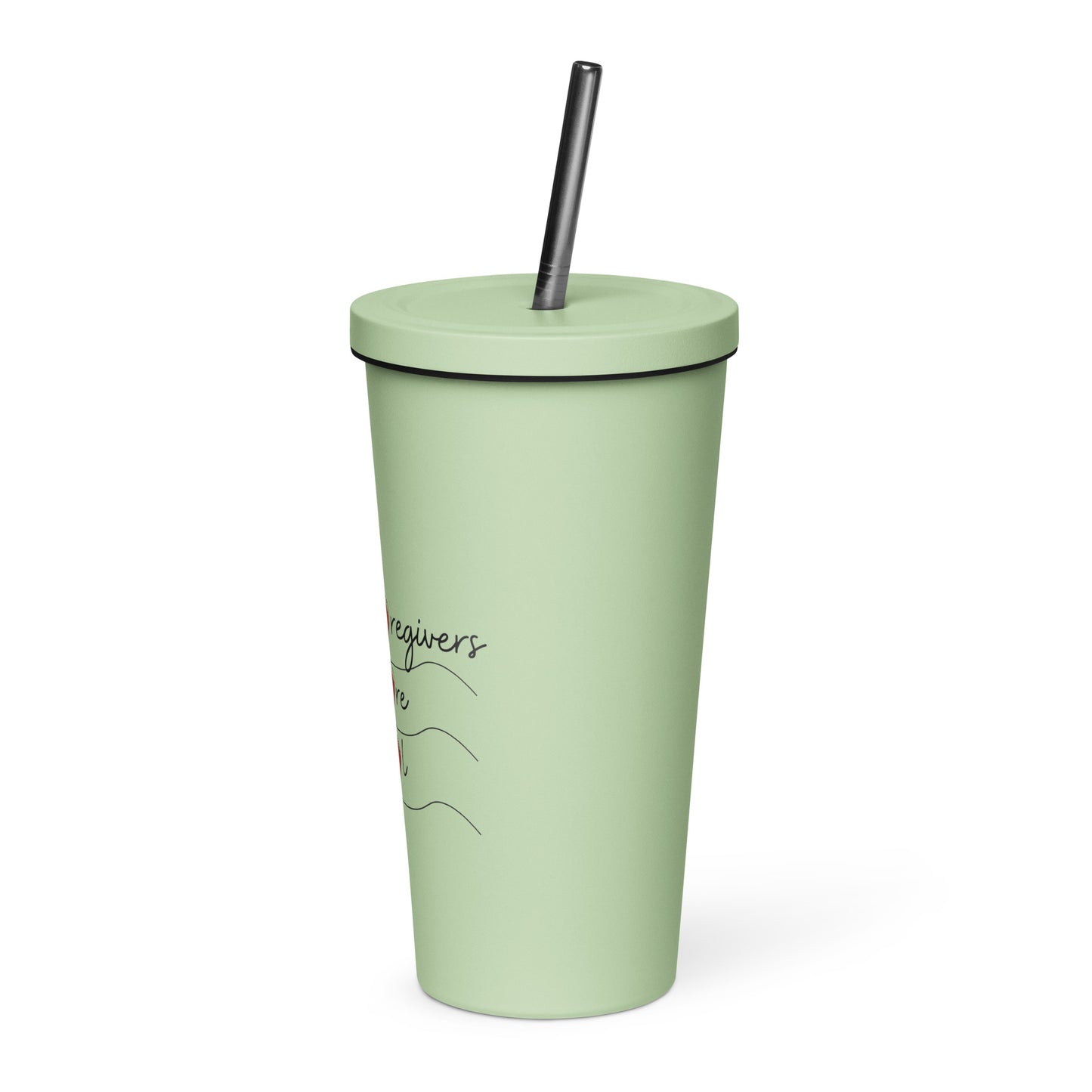 Caregivers Are Special | Insulated Tumbler With A Straw   - #tag1# - #tag2# - 