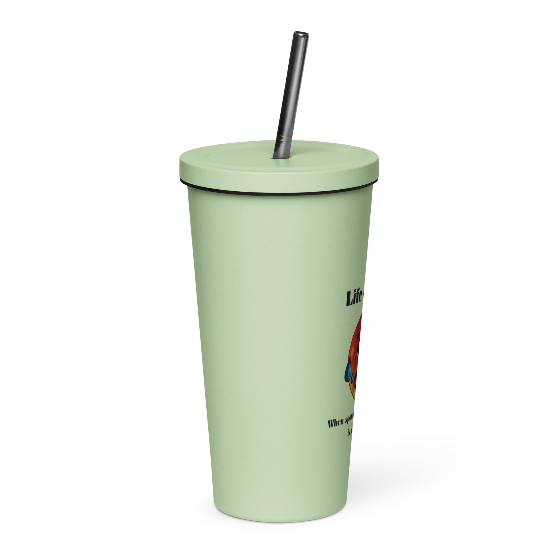 Life Over 50 | Insulated Tumbler With A Straw   - #tag1# - #tag2# - 