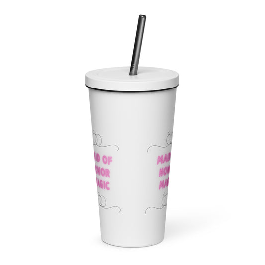 Maid Of Honor Magic | Insulated Tumbler With A Straw   - #tag1# - #tag2# - 
