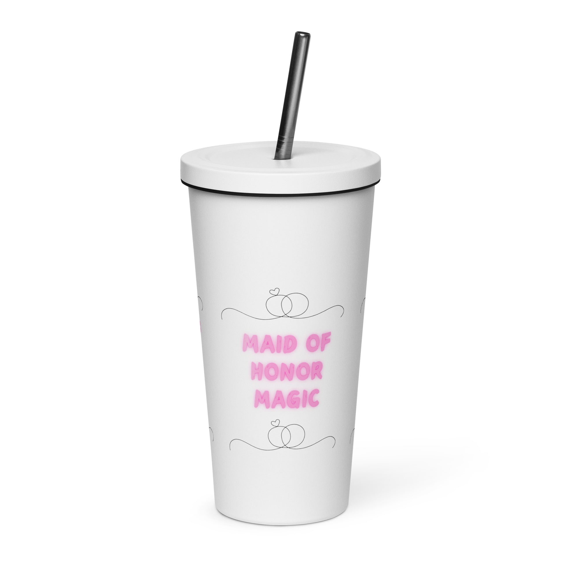 Maid Of Honor Magic | Insulated Tumbler With A Straw   - #tag1# - #tag2# - 