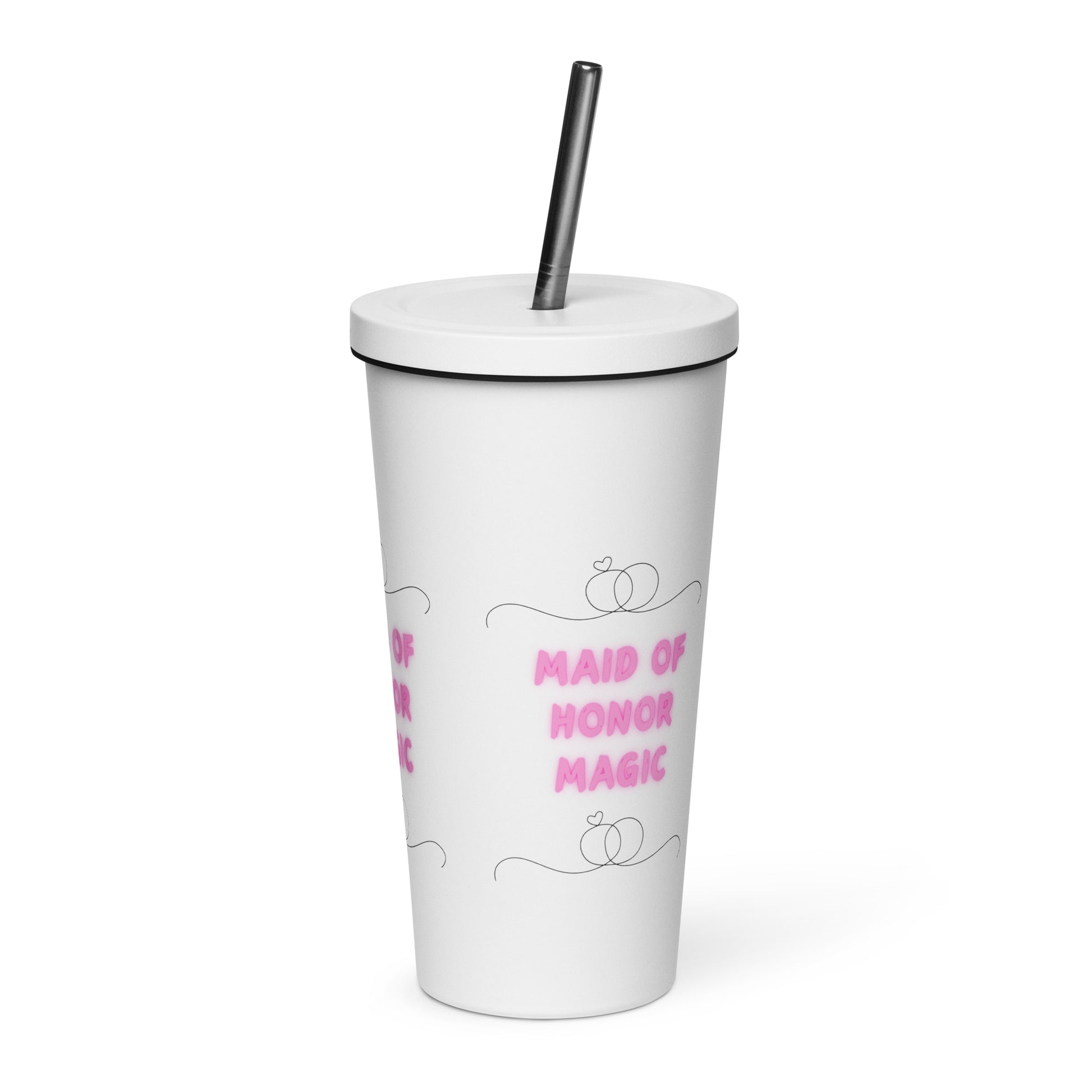 Maid Of Honor Magic | Insulated Tumbler With A Straw   - #tag1# - #tag2# - 