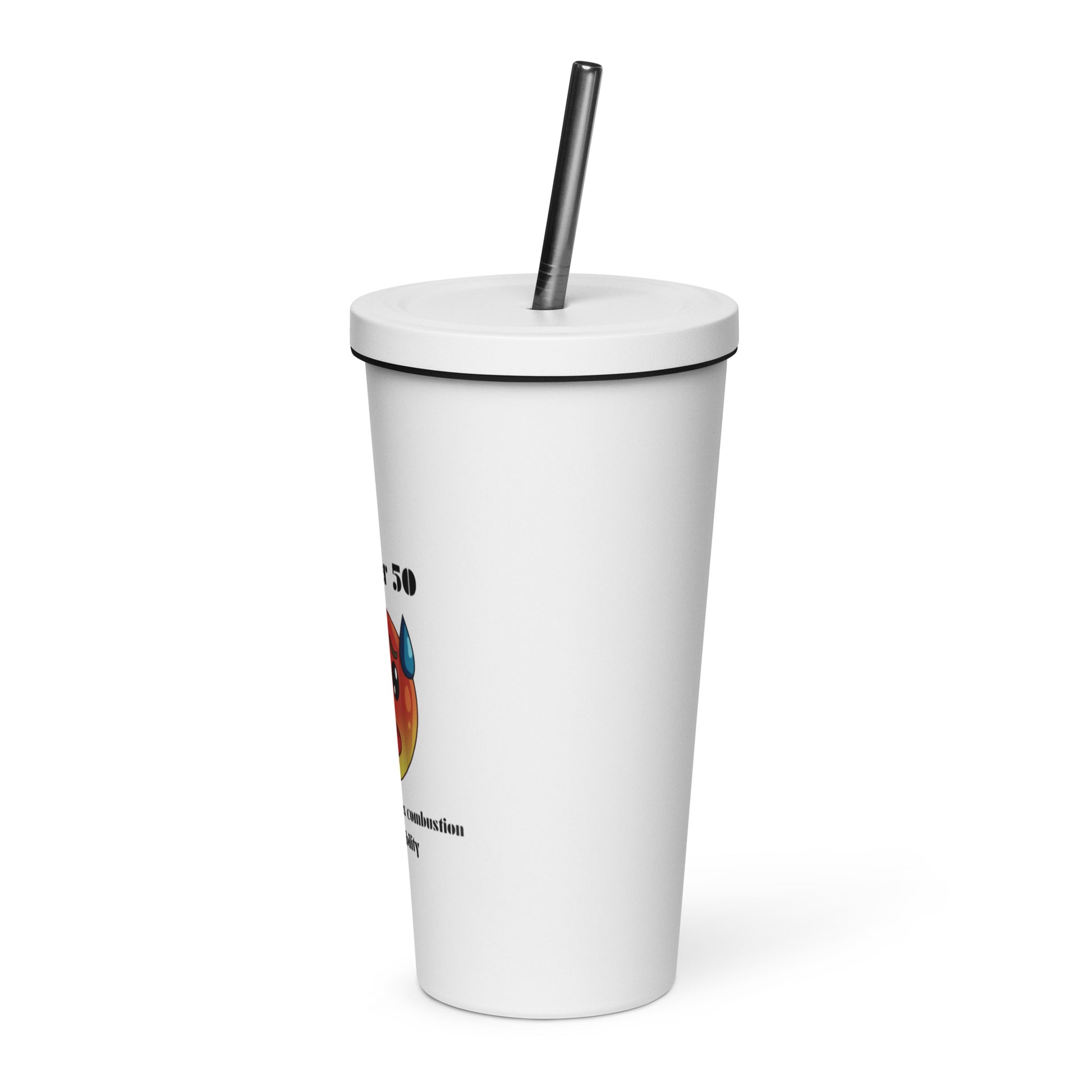Life Over 50 | Insulated Tumbler With A Straw   - #tag1# - #tag2# - 