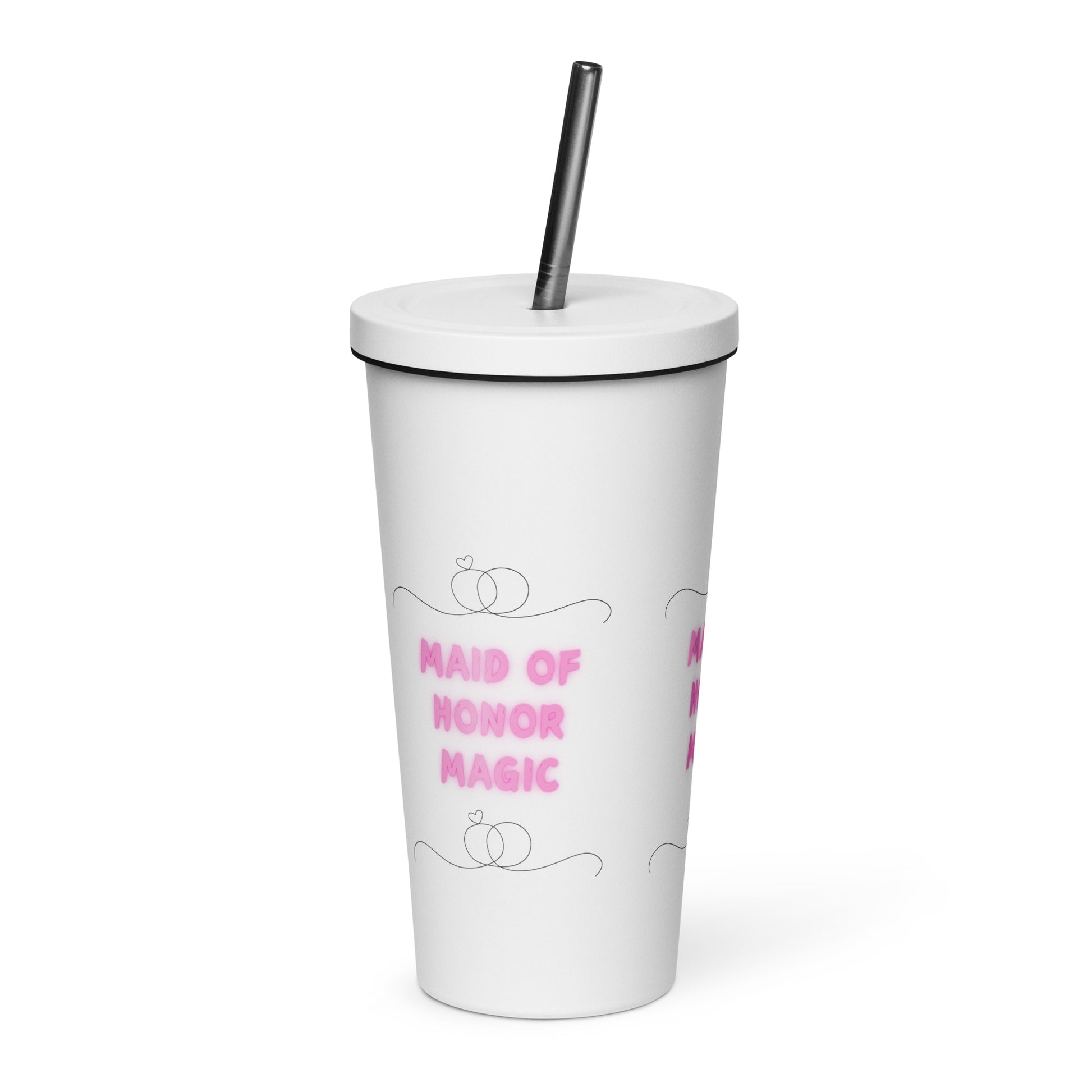 Maid Of Honor Magic | Insulated Tumbler With A Straw   - #tag1# - #tag2# - 