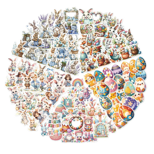 Cute Easter Stickers, 246 pieces