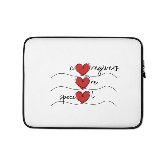 Caregivers Are Special | Laptop Sleeve   - #tag1# - #tag2# - 