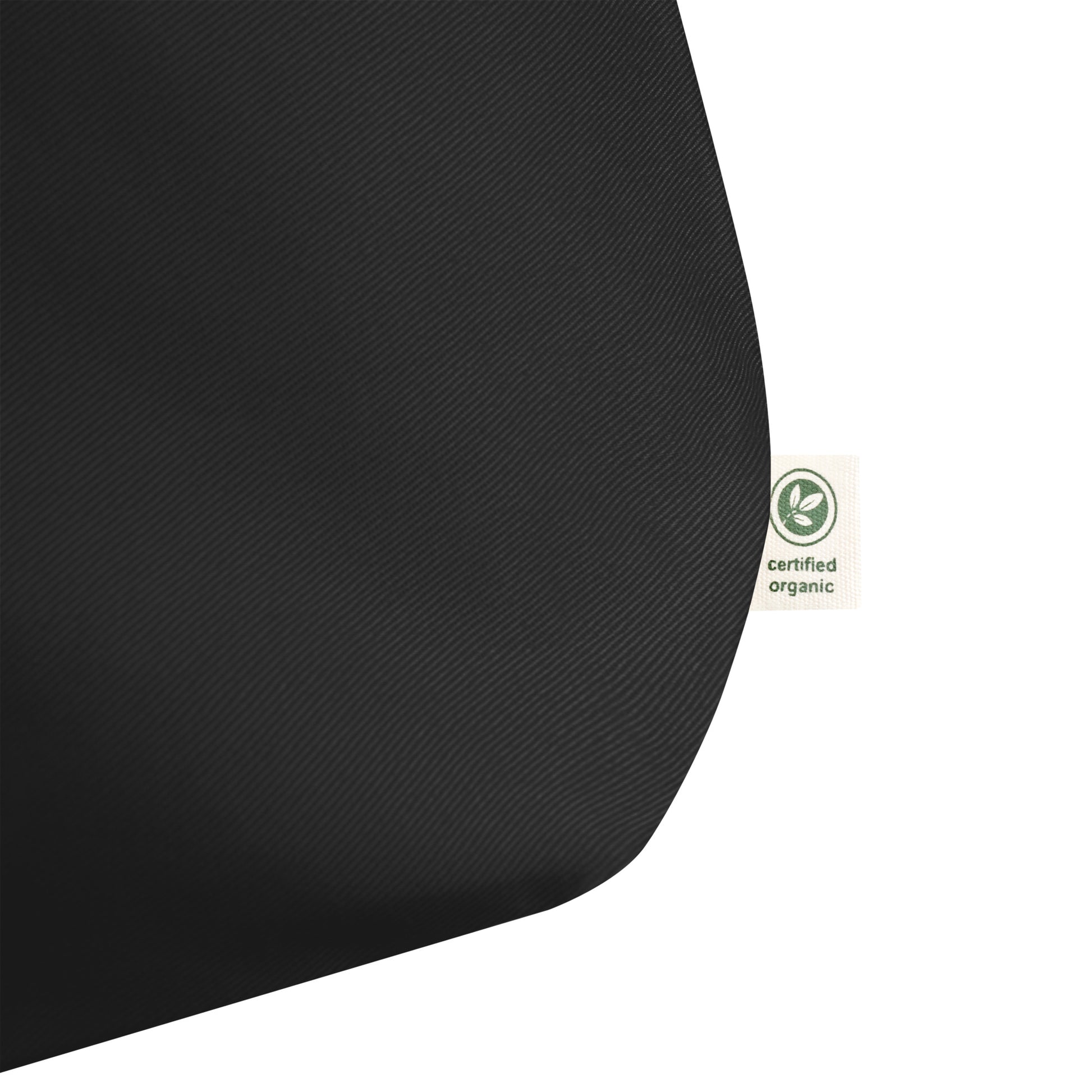 Mom est. 2025 | Black | Large Organic Tote Bag   - #tag1# - #tag2# - 
