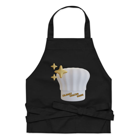 Culinary Creative Genius | Organic Cotton Apron   - #tag1# - #tag2# - 