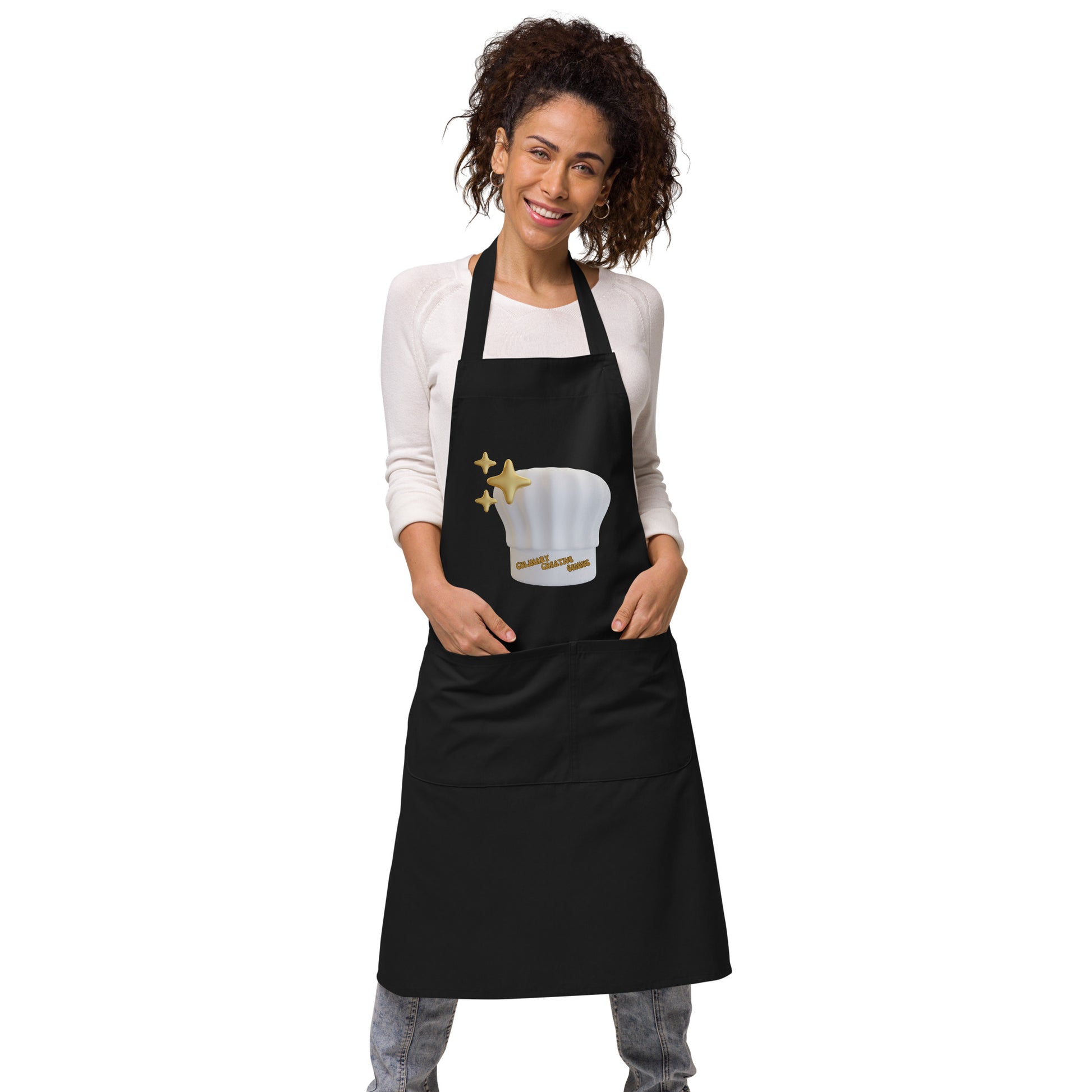 Culinary Creative Genius | Organic Cotton Apron   - #tag1# - #tag2# - 