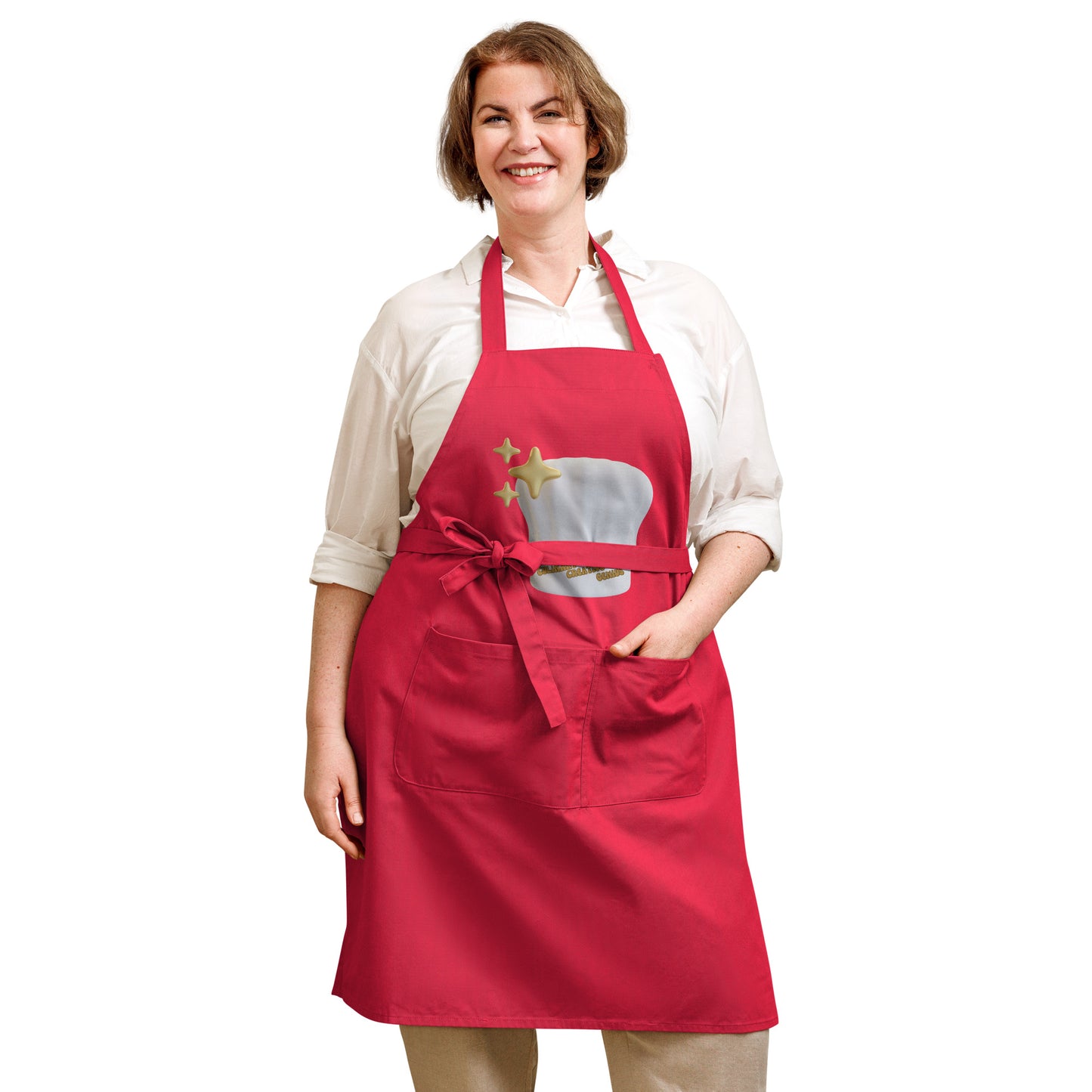 Culinary Creative Genius | Organic Cotton Apron   - #tag1# - #tag2# - 