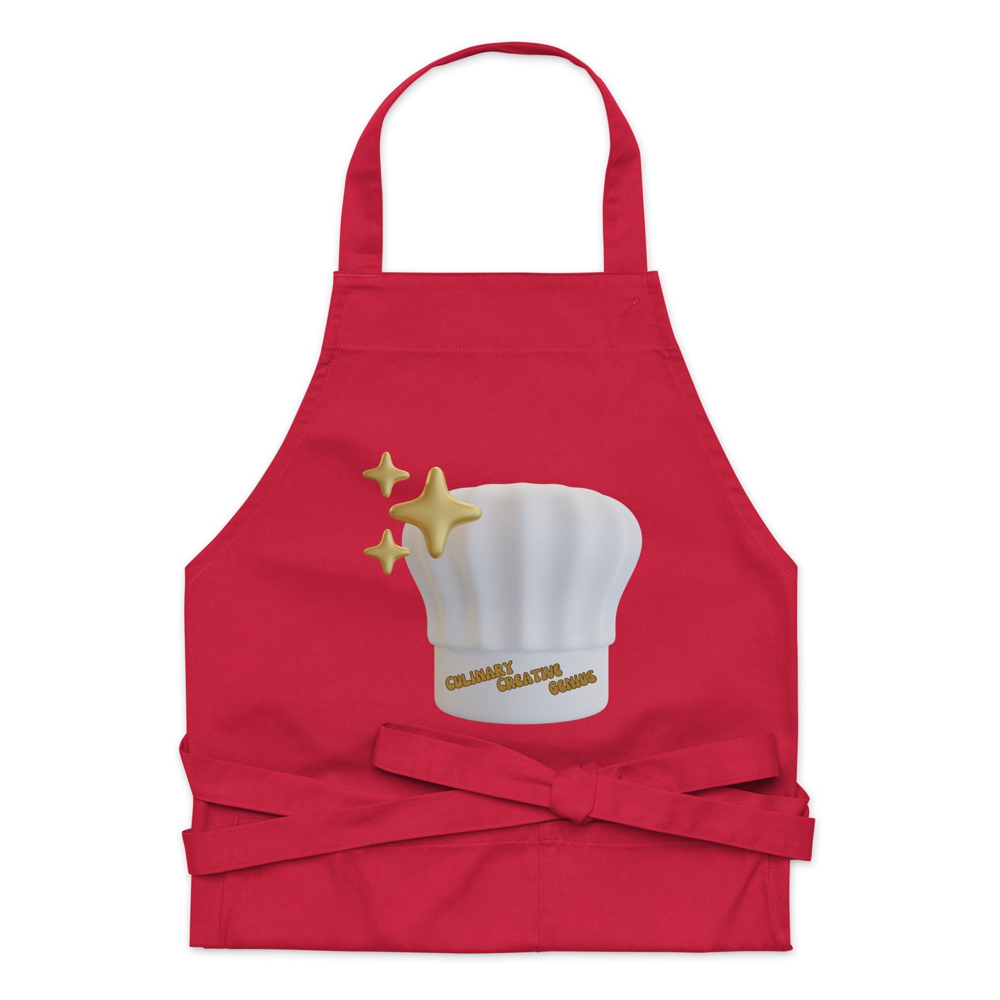 Culinary Creative Genius | Organic Cotton Apron   - #tag1# - #tag2# - 