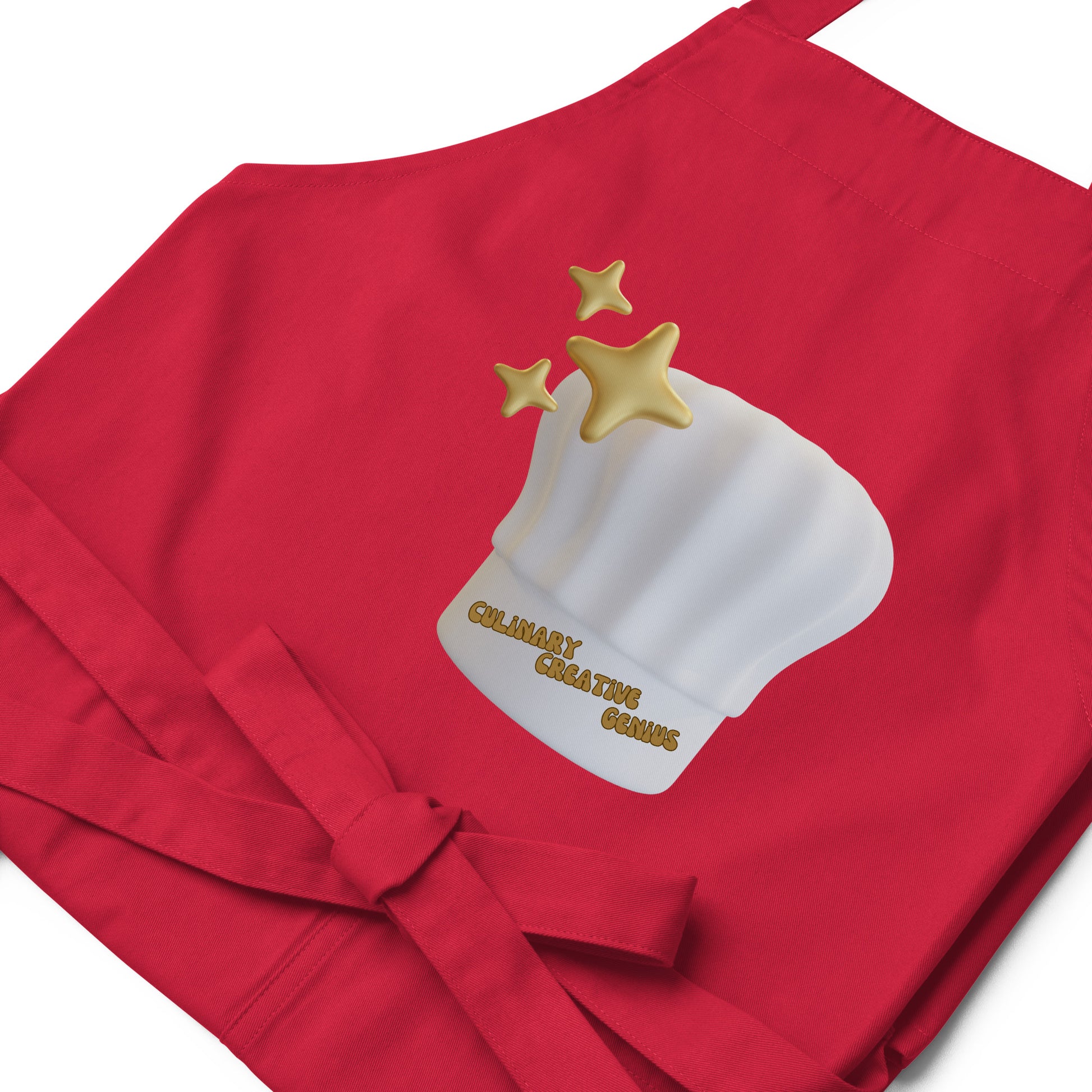 Culinary Creative Genius | Organic Cotton Apron   - #tag1# - #tag2# - 