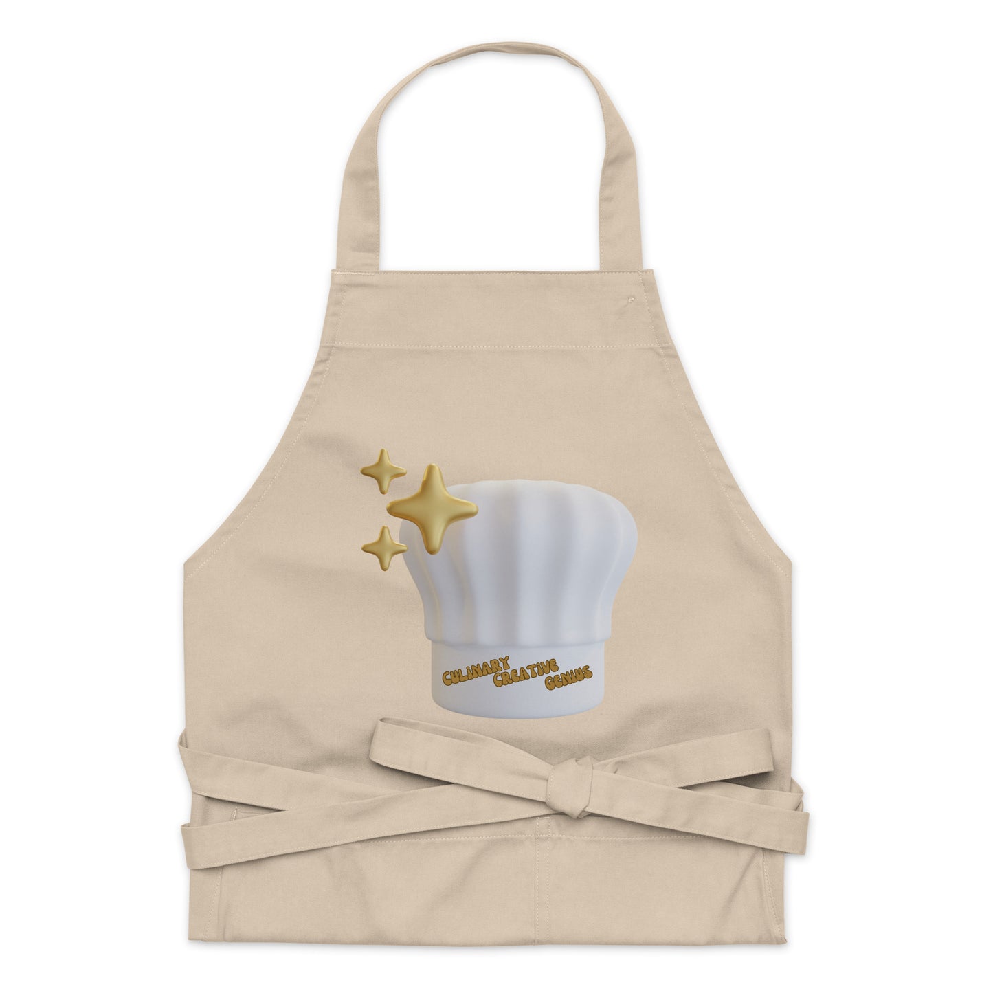 Culinary Creative Genius | Organic Cotton Apron   - #tag1# - #tag2# - 