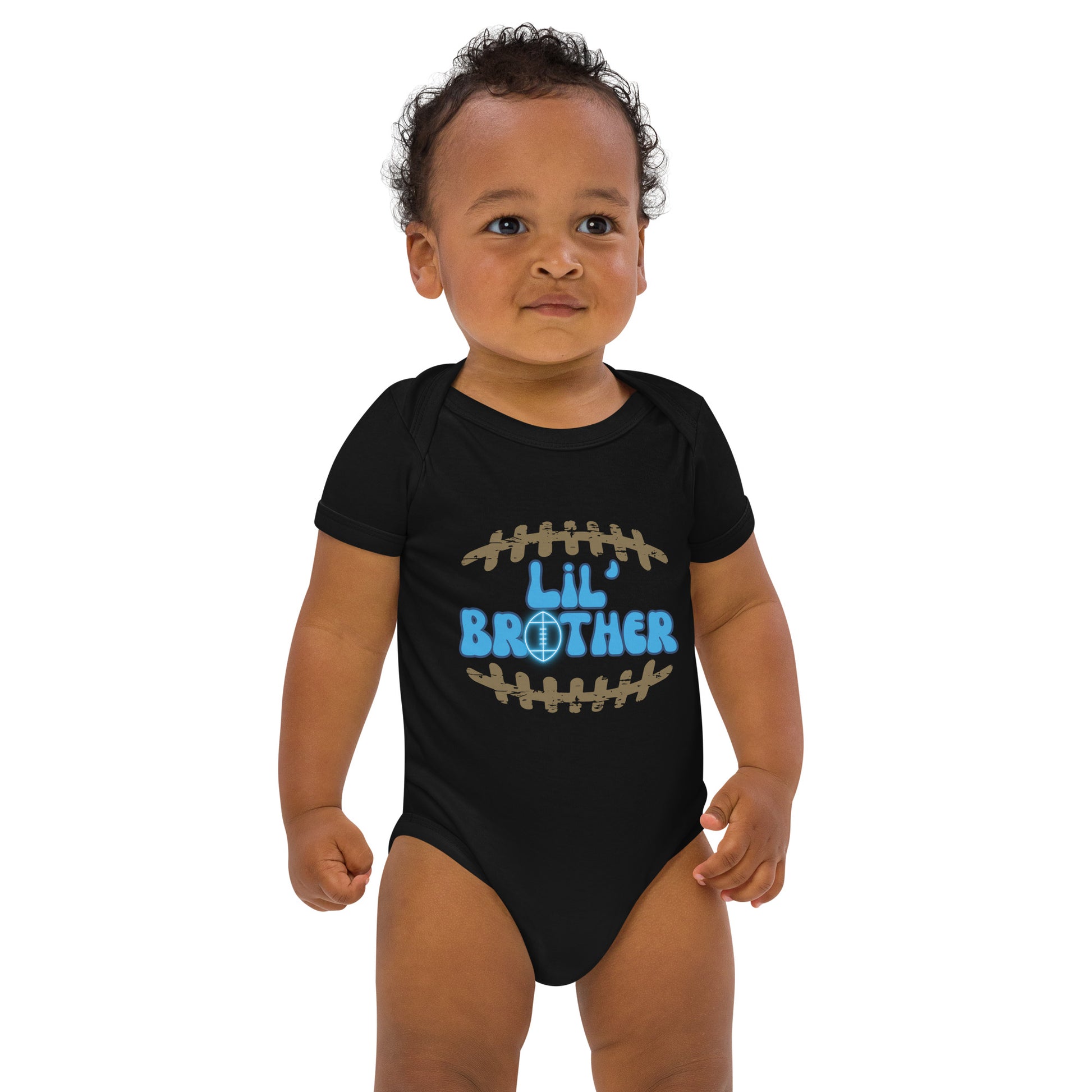 Lil' Brother | Organic Cotton Baby Bodysuit   - #tag1# - #tag2# - 