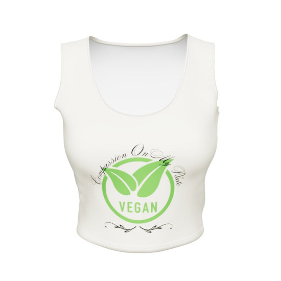 Compassion On My Plate Vegan | Crop Top