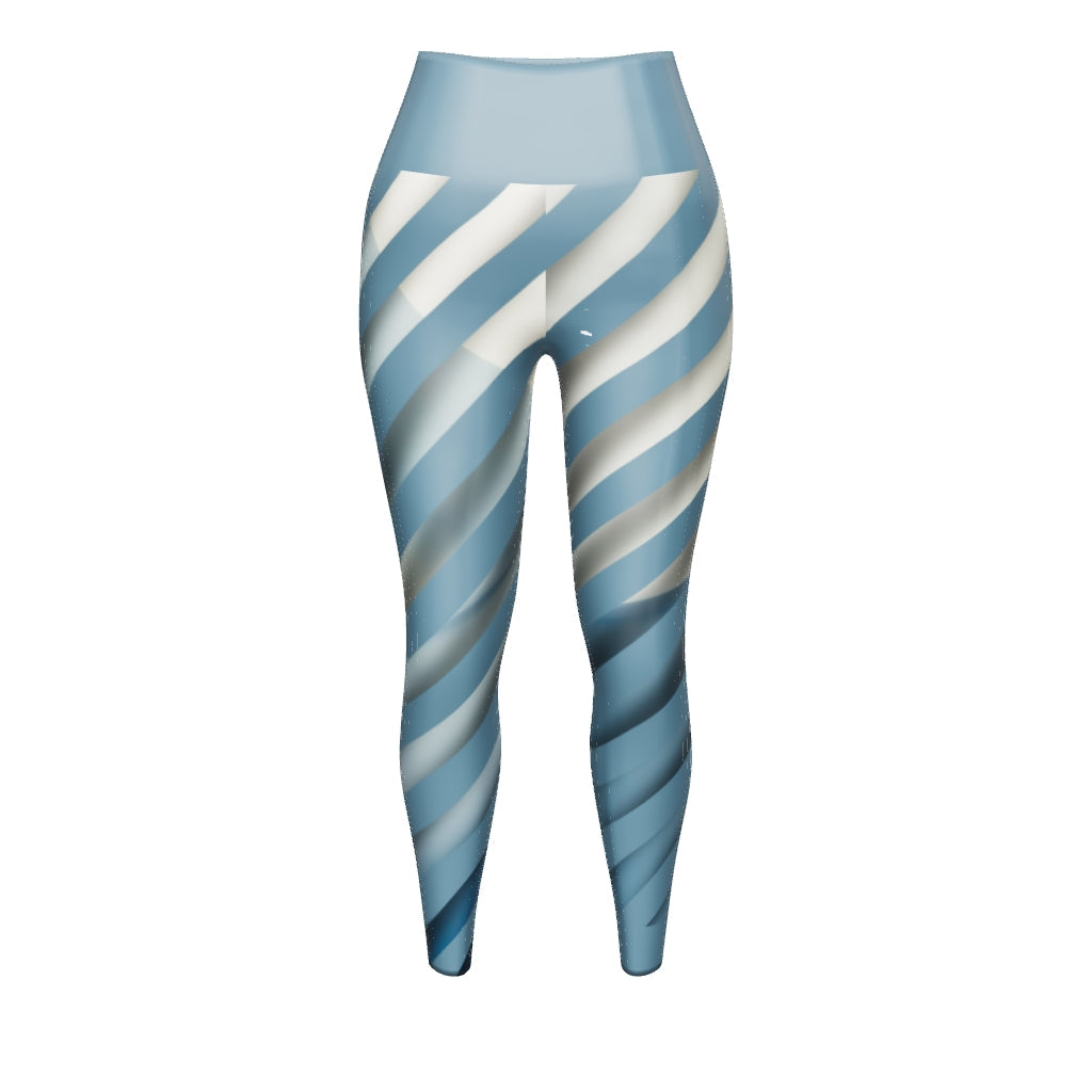 Striped Yoga Leggings