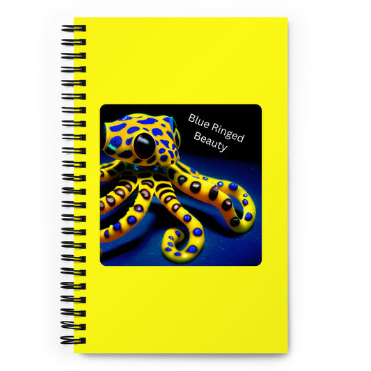 Blue Ringed Octopus | Spiral notebook   - #tag1# - #tag2# - 