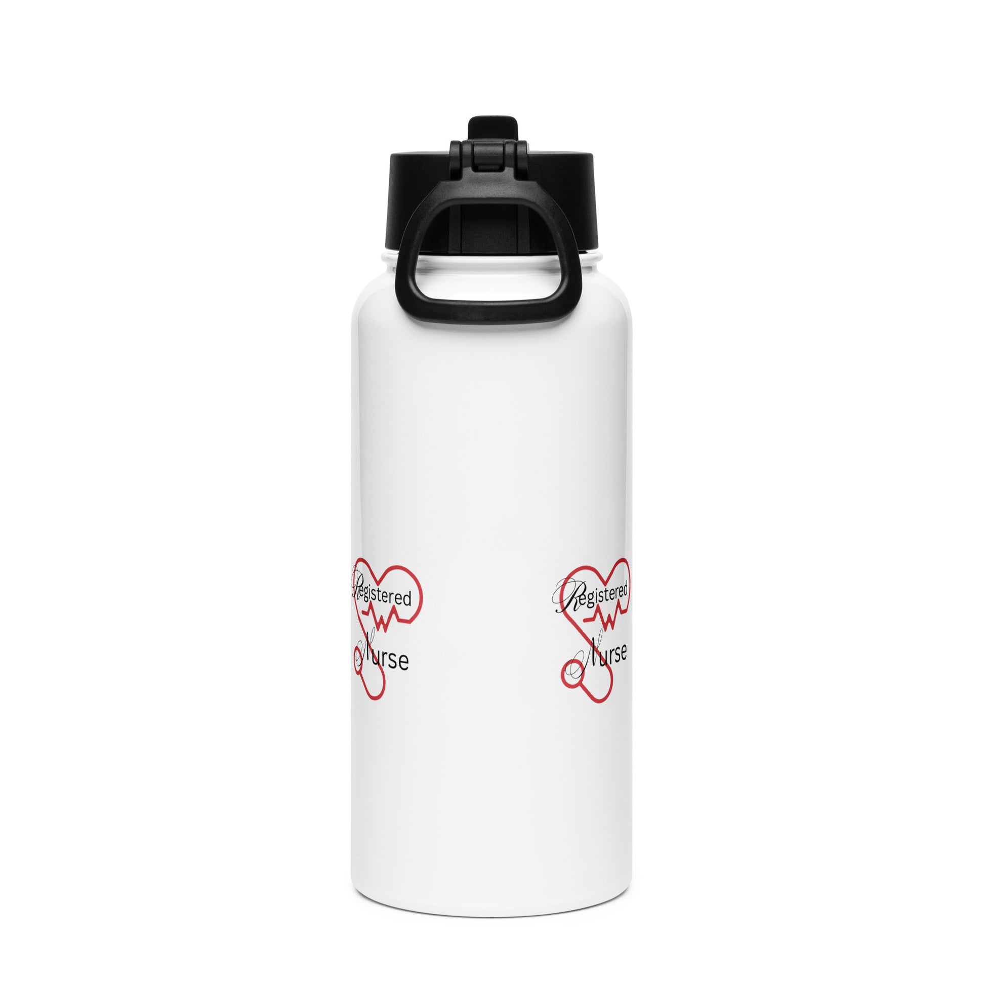 Registered Nurse | Stainless Steel Water Bottle With A Straw Lid   - #tag1# - #tag2# - 