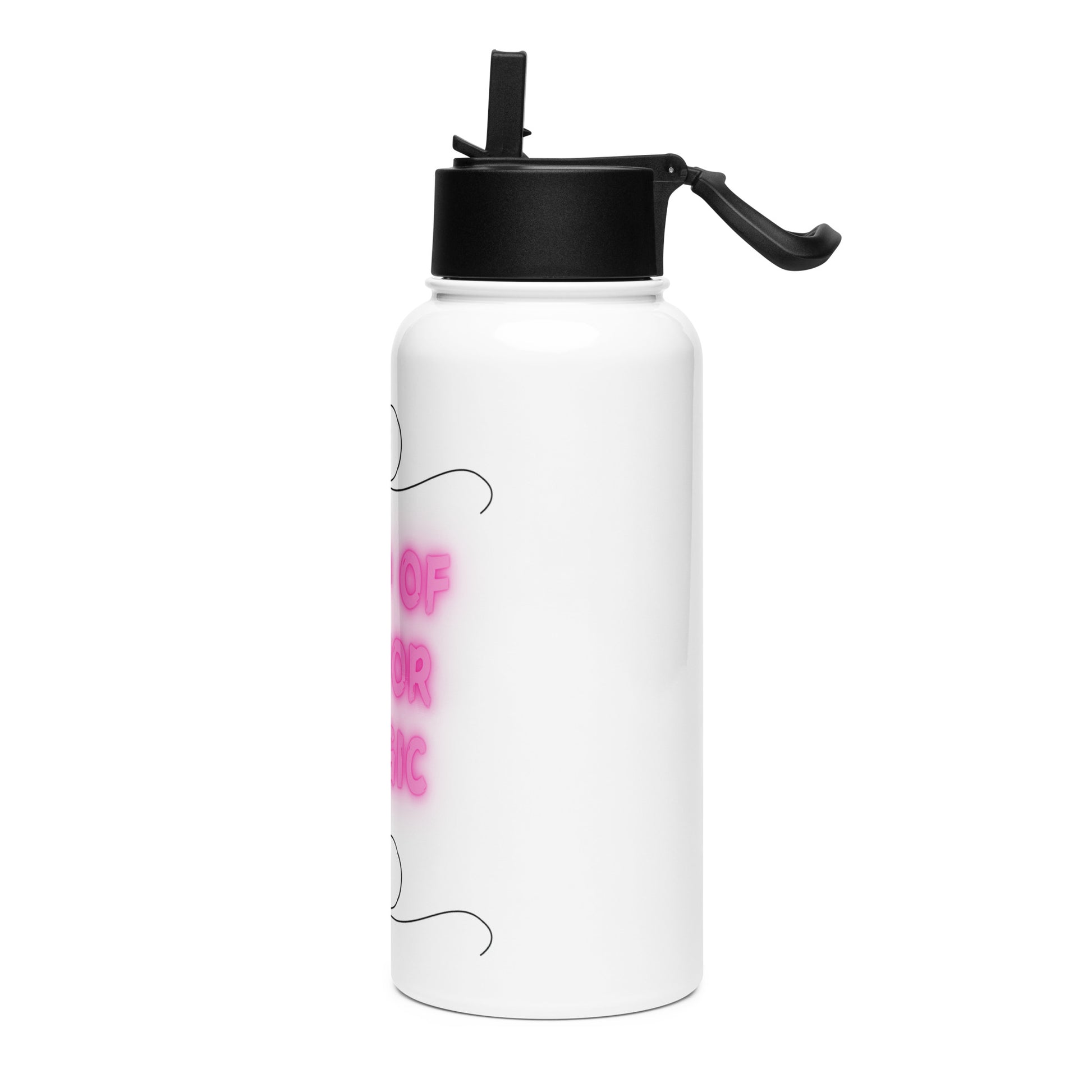 Maid Of Honor Magic | Stainless Steel Water Bottle With A Straw Lid   - #tag1# - #tag2# - 
