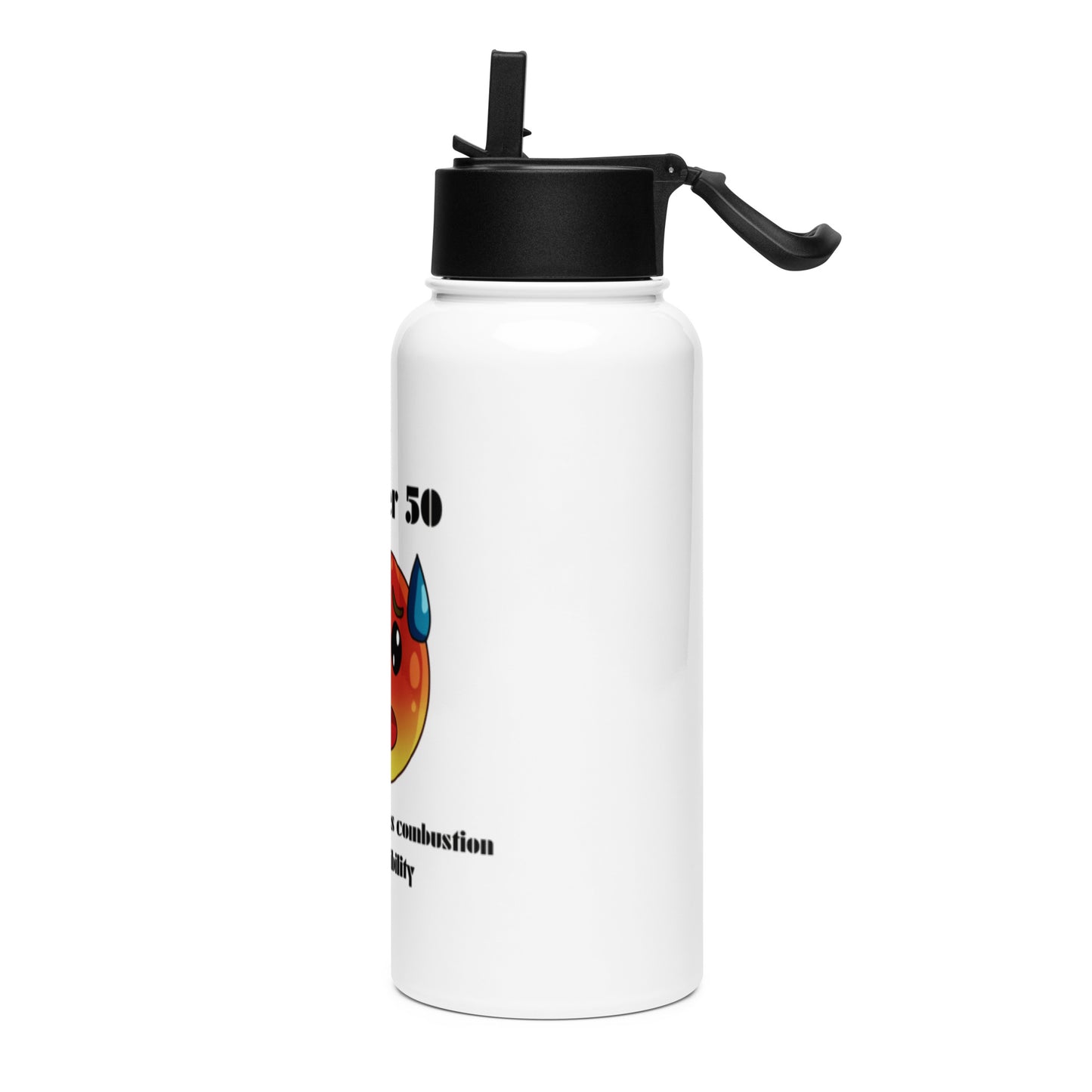 Life Over 50 | Stainless Steel Water Bottle With A Straw Lid   - #tag1# - #tag2# - 