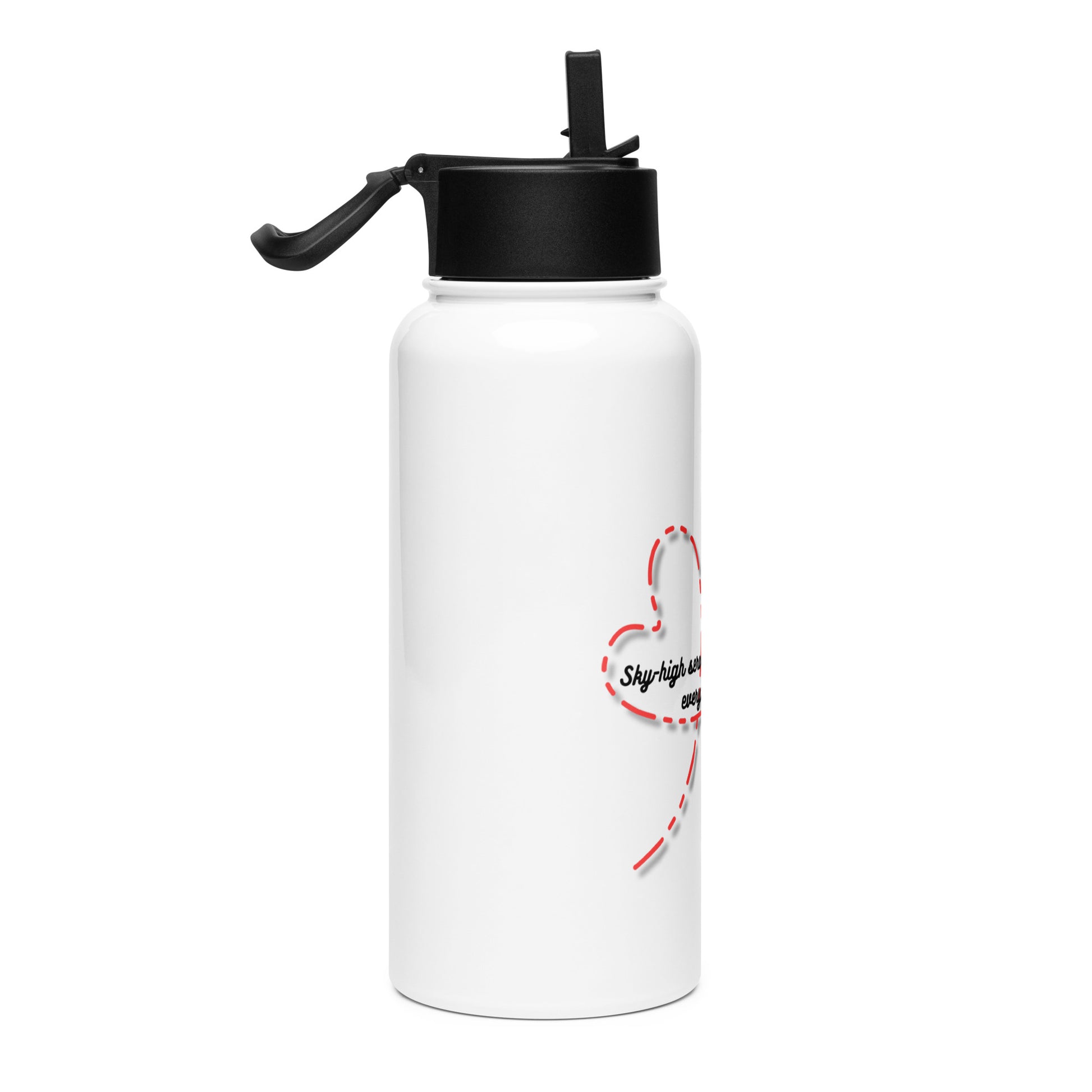 Flight Attendants/Pilots | Stainless Steel Water Bottle With A Straw Lid   - #tag1# - #tag2# - 