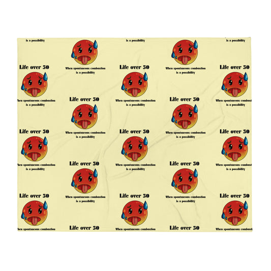 Life Over 50 | Throw Blanket   - #tag1# - #tag2# - 