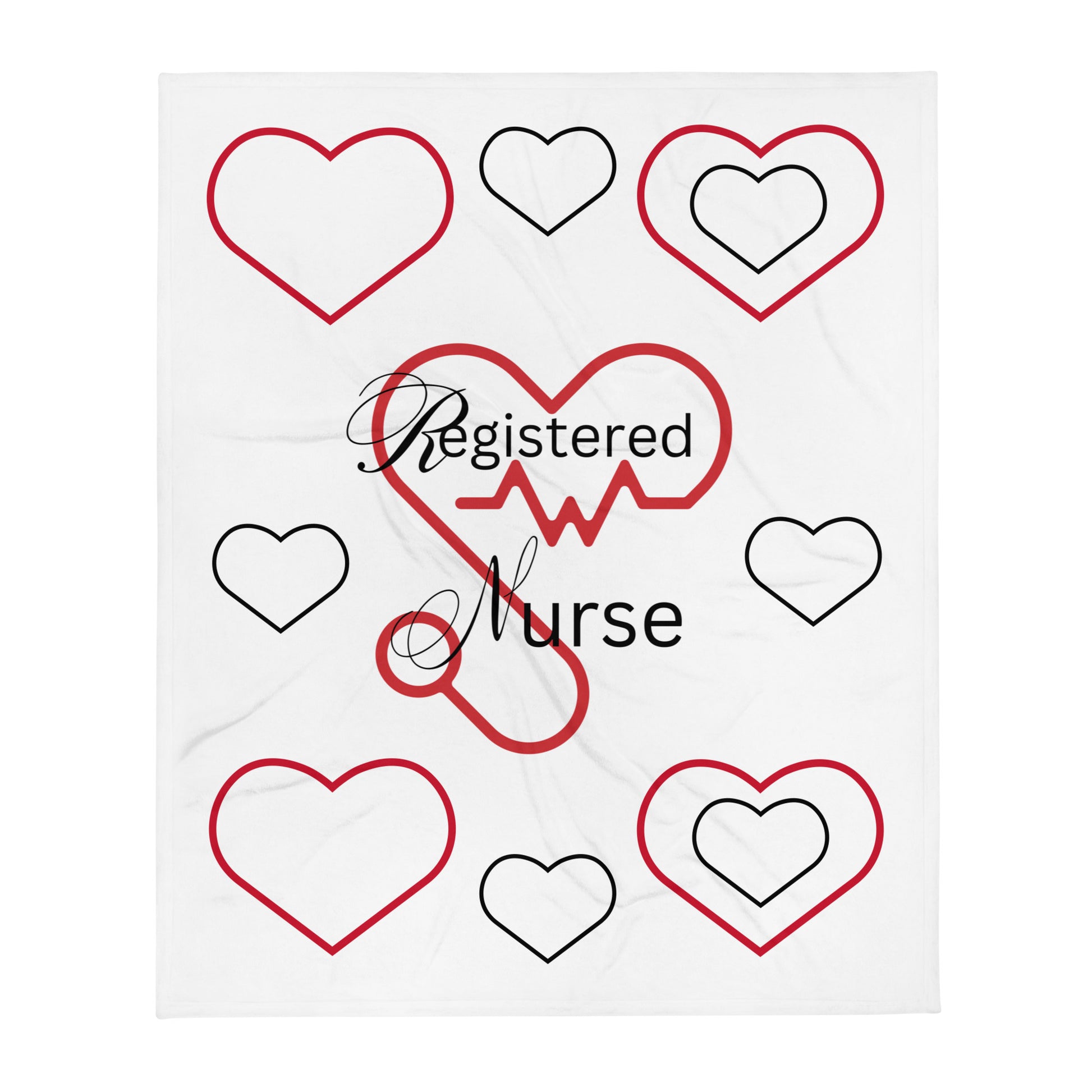 Registered Nurse | Throw Blanket   - #tag1# - #tag2# - 