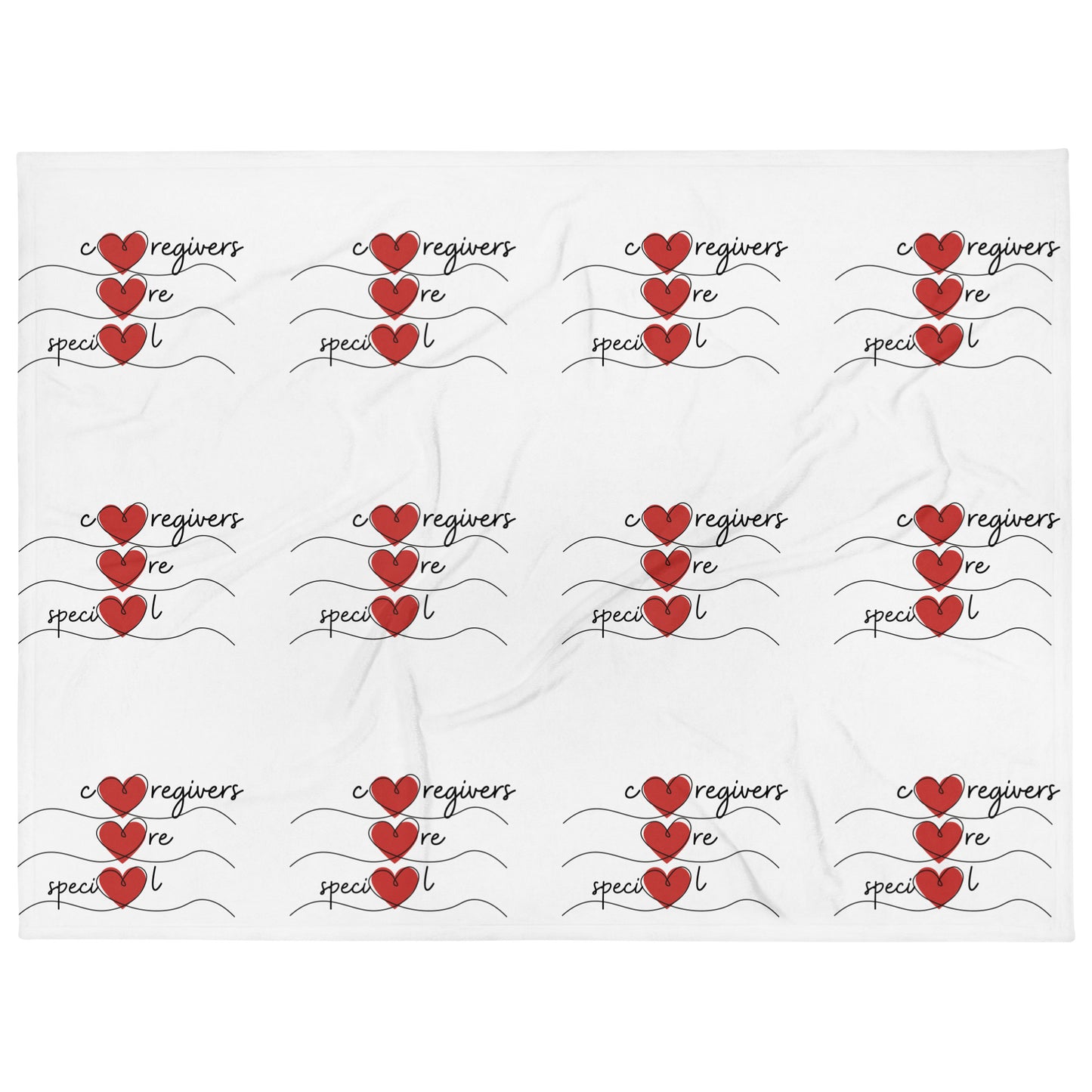 Caregivers Are Special | Throw Blanket   - #tag1# - #tag2# - 