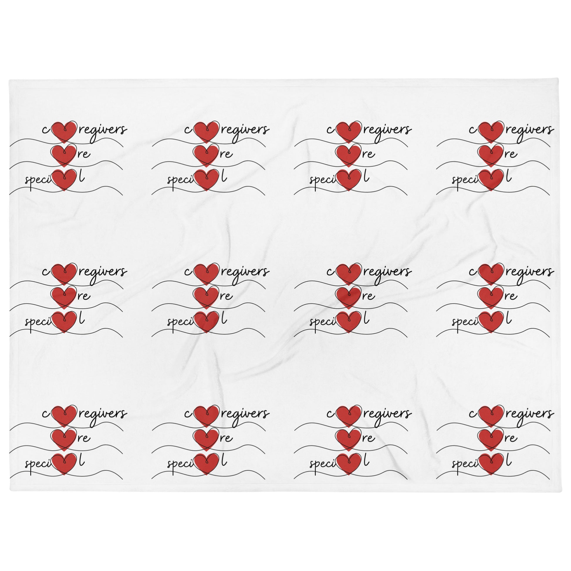 Caregivers Are Special | Throw Blanket   - #tag1# - #tag2# - 