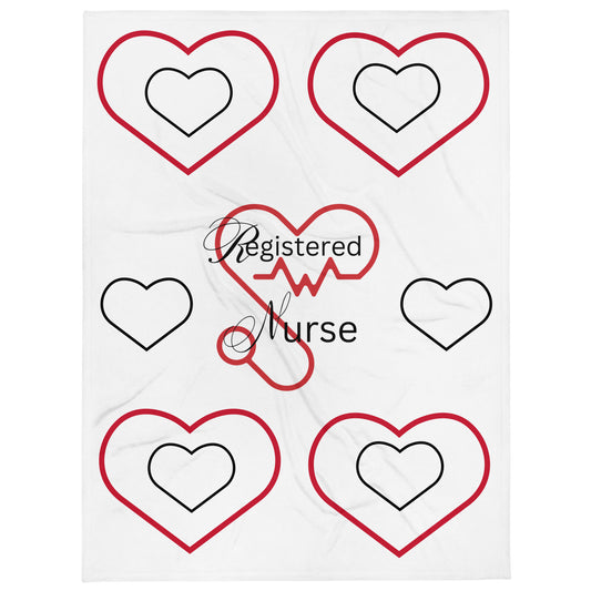 Registered Nurse | Throw Blanket   - #tag1# - #tag2# - 