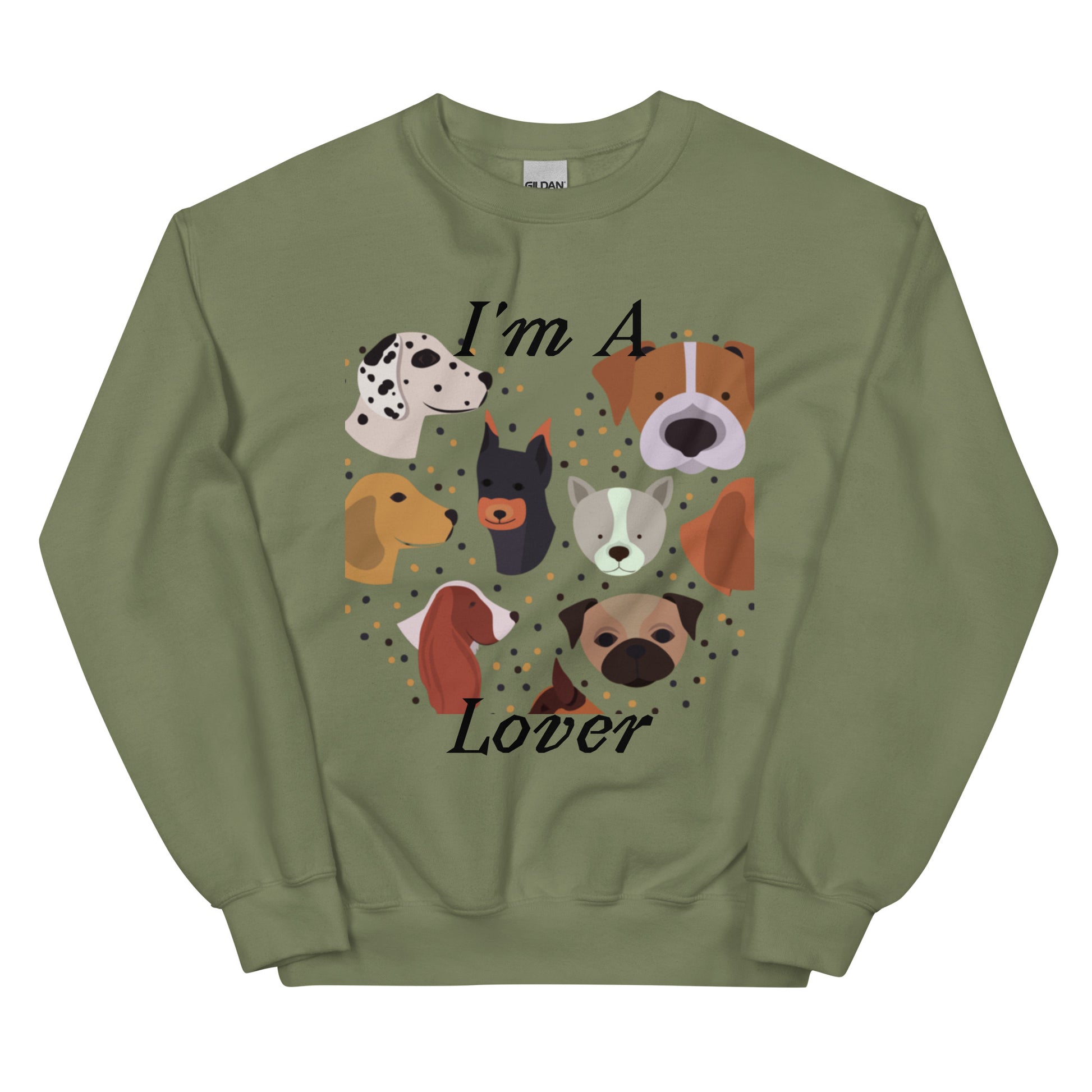I'm A Dog Lover pullover Unisex Sweatshirt   - #tag1# - #tag2# - 