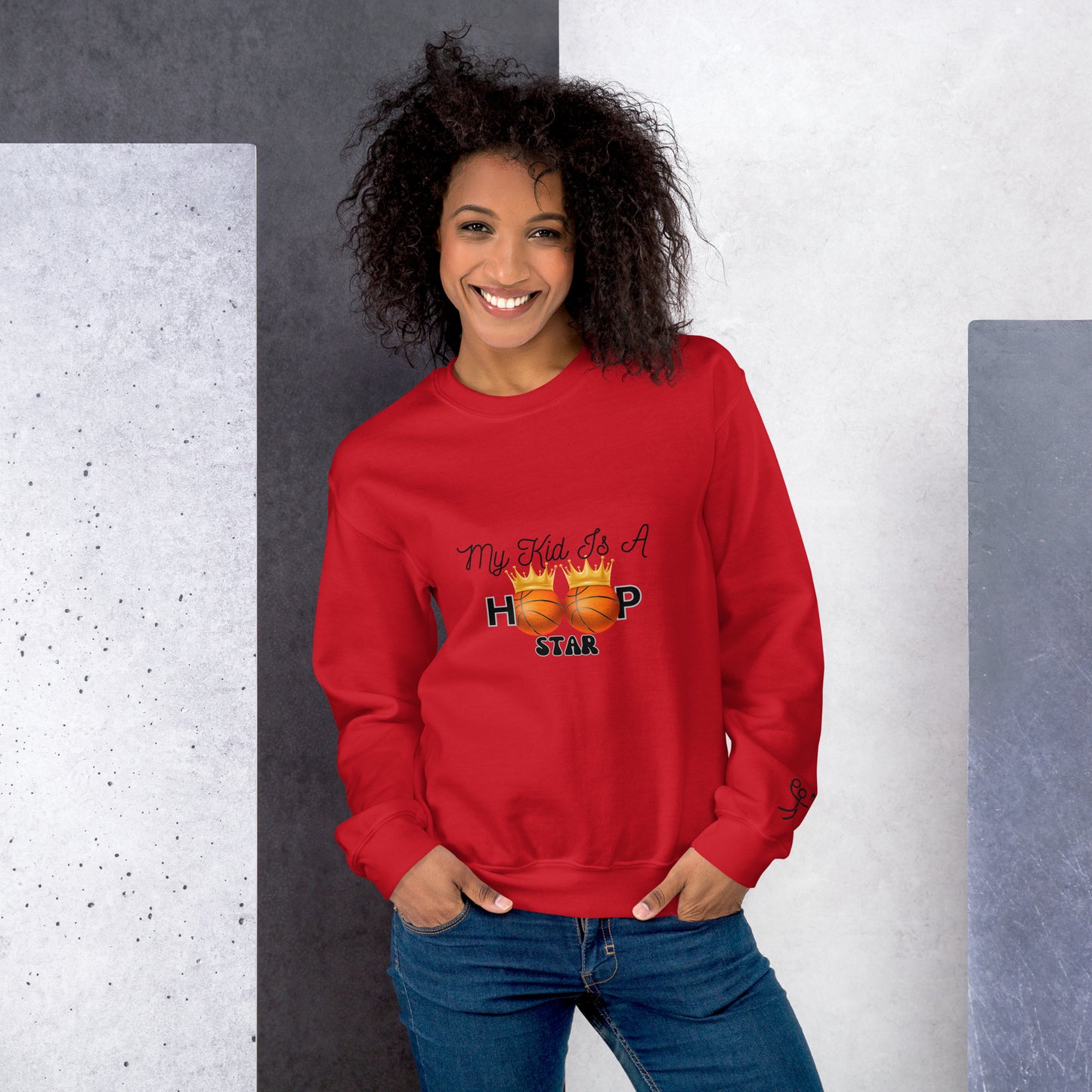 My Kid Is A Hoop Star | Unisex Sweatshirt   - #tag1# - #tag2# - 