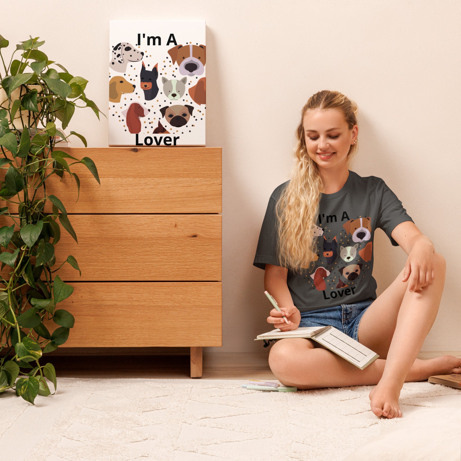 I'm A Dog Lover short sleeve Unisex t-shirt   - #tag1# - #tag2# - 