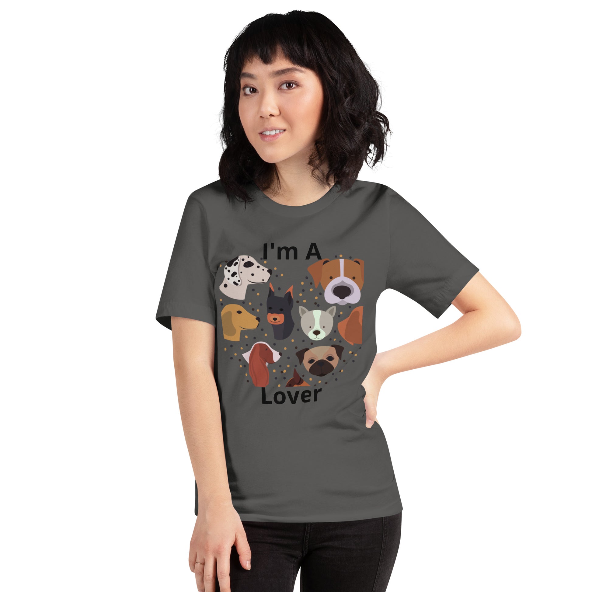 I'm A Dog Lover short sleeve Unisex t-shirt   - #tag1# - #tag2# - 