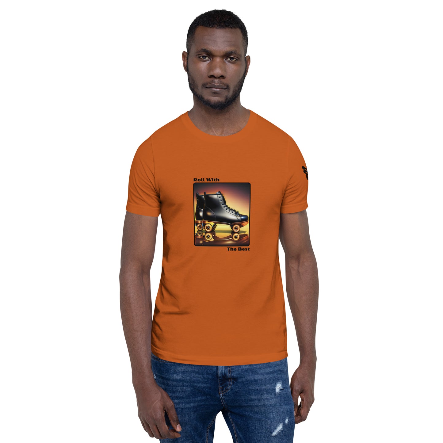 Roll With The Best | Roller Skater | Short Sleeve | Unisex T-Shirt   - #tag1# - #tag2# - 