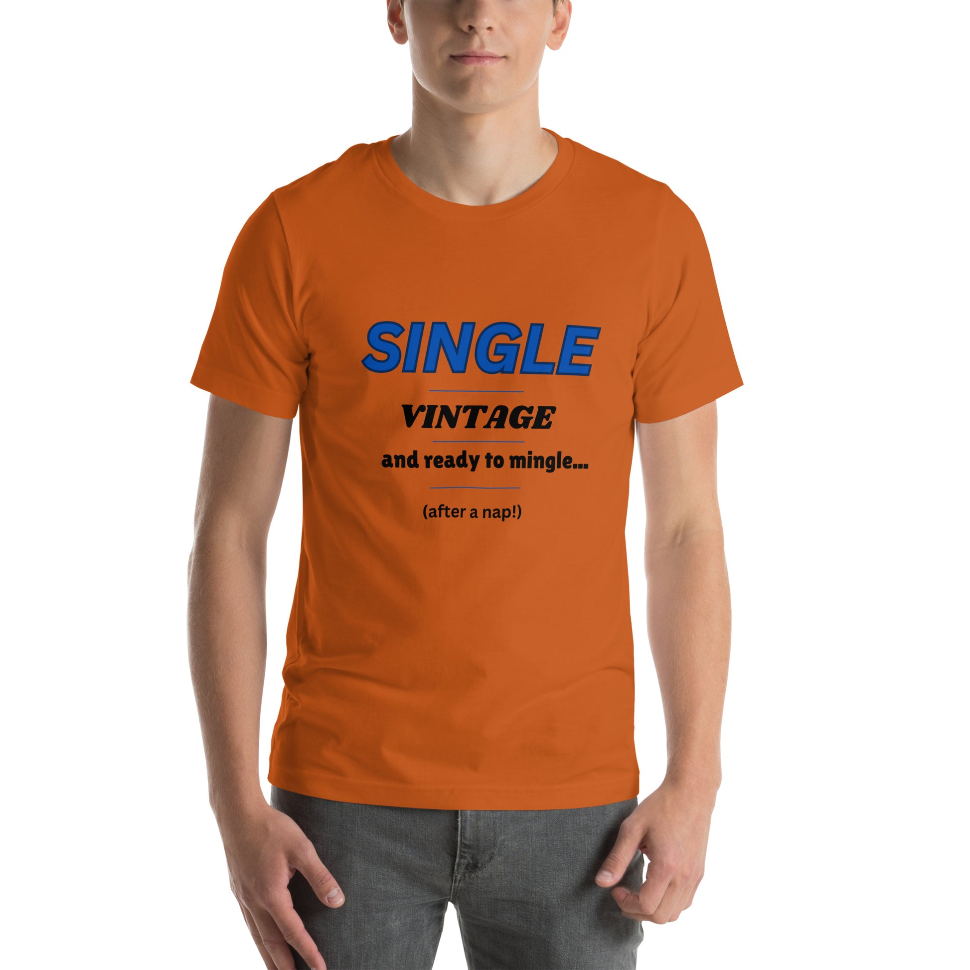 Single, Vintage | Short Sleeve | Unisex T-Shirt   - #tag1# - #tag2# - 