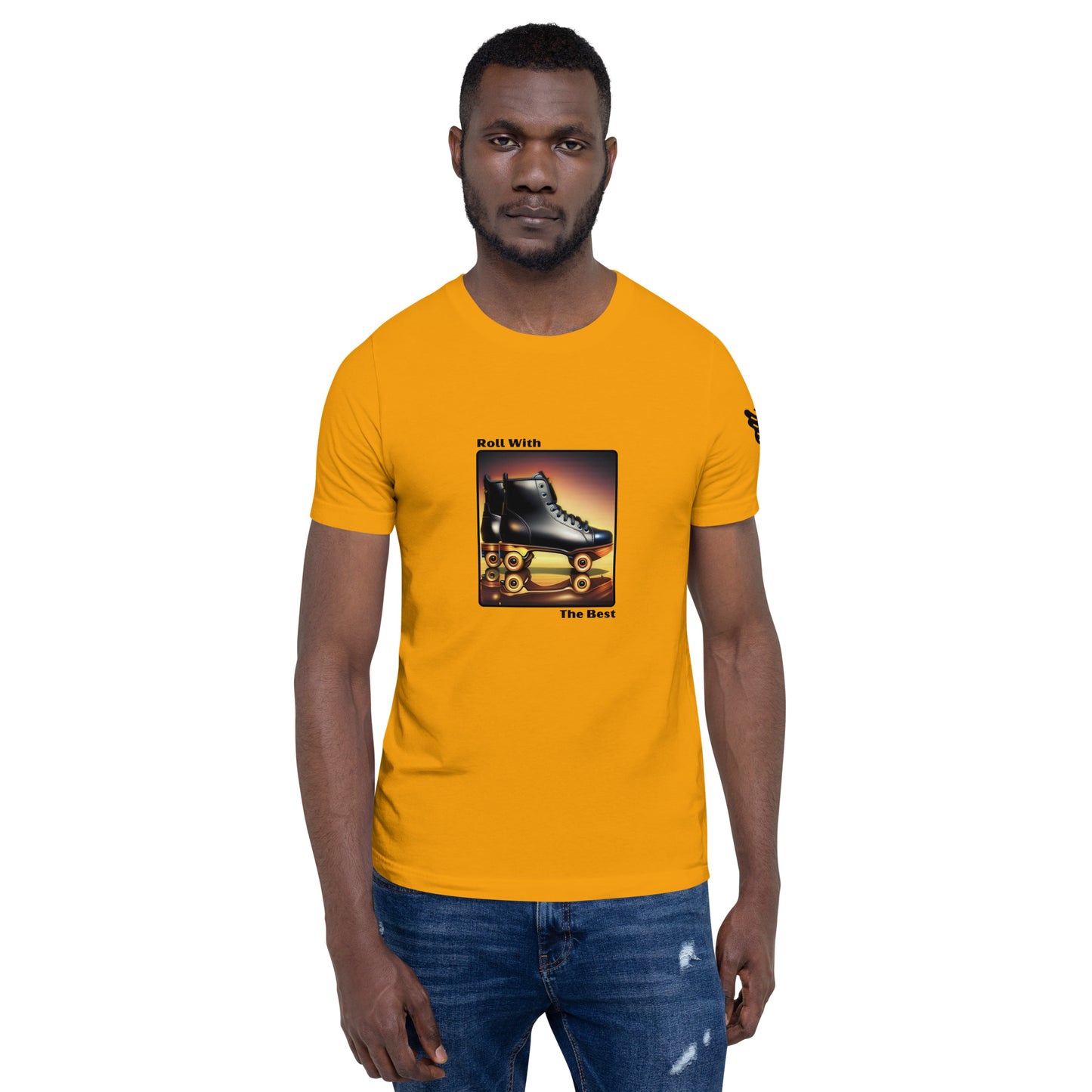 Roll With The Best | Roller Skater | Short Sleeve | Unisex T-Shirt   - #tag1# - #tag2# - 