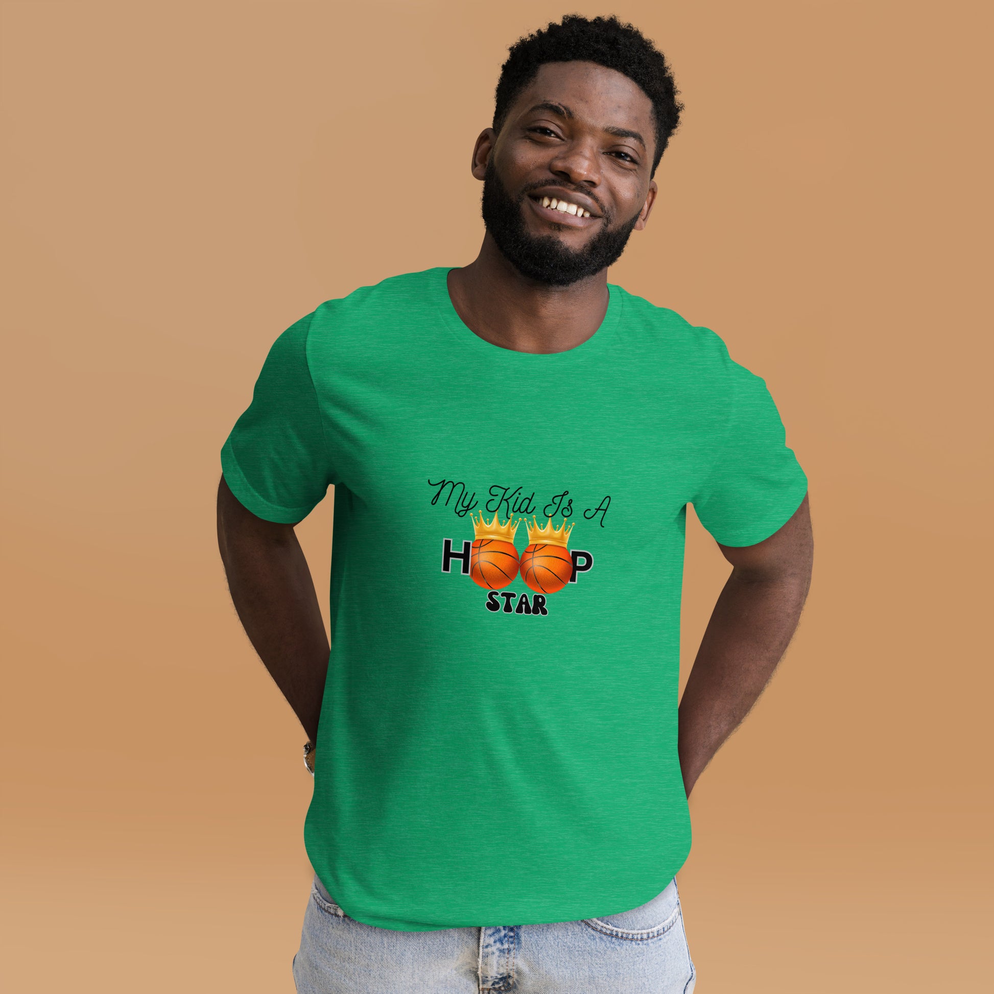 My Kid Is A Hoop Star | Short Sleeve | Unisex T-Shirt   - #tag1# - #tag2# - 