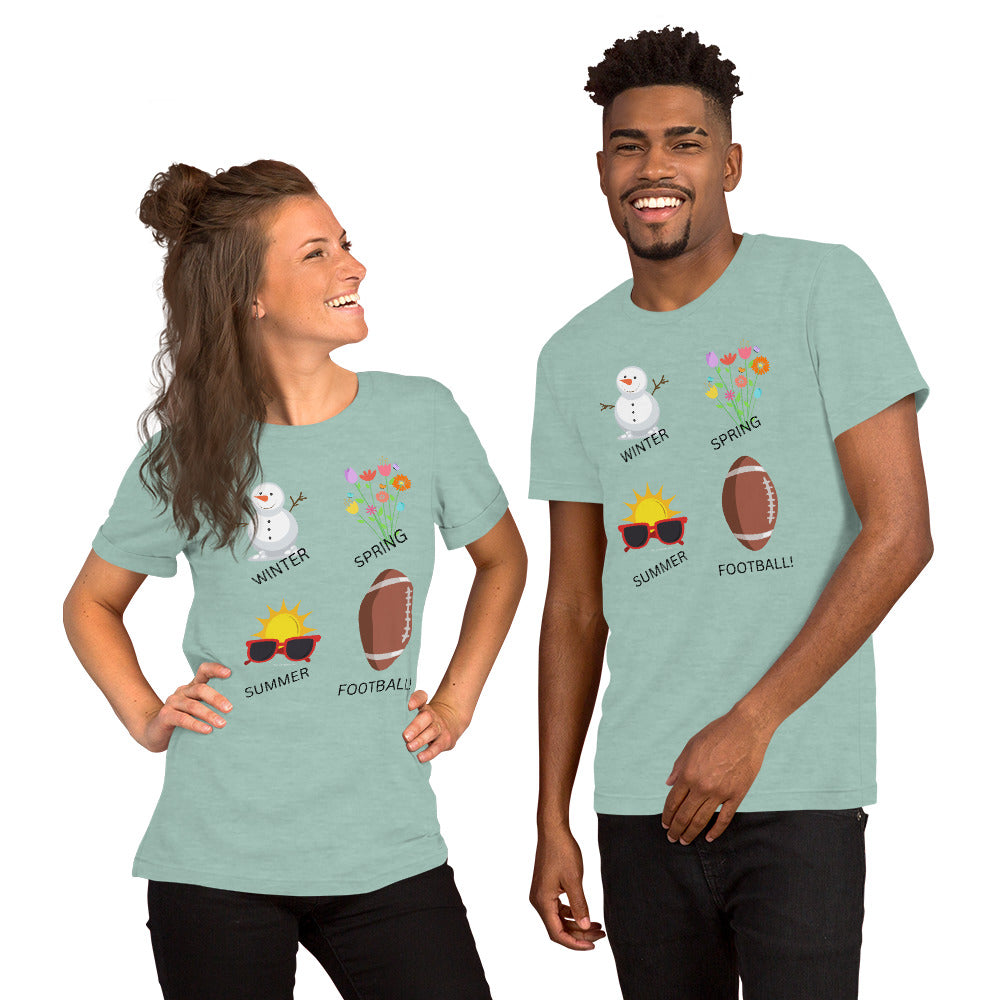 Football | Short Sleeve | Unisex T-Shirt   - #tag1# - #tag2# - 