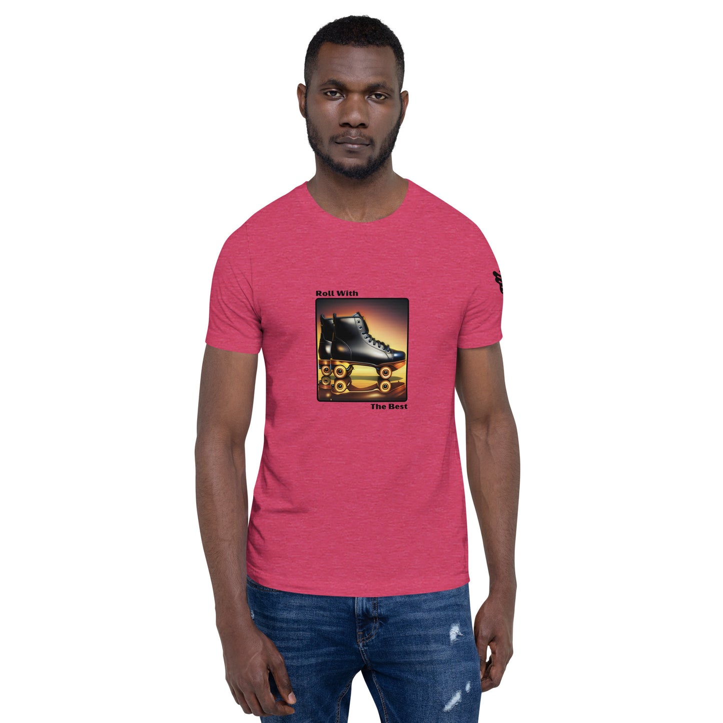 Roll With The Best | Roller Skater | Short Sleeve | Unisex T-Shirt   - #tag1# - #tag2# - 