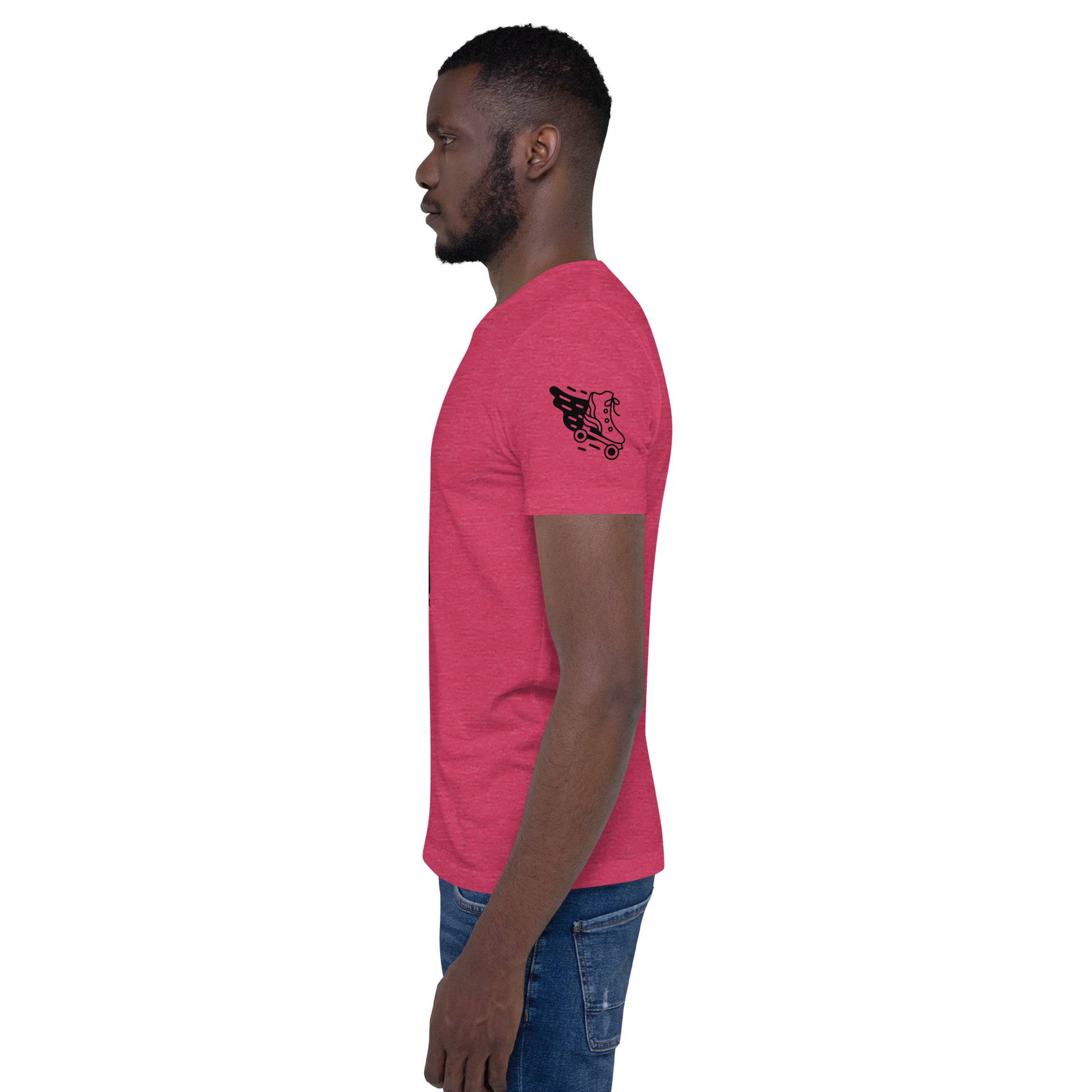 Roll With The Best | Roller Skater | Short Sleeve | Unisex T-Shirt   - #tag1# - #tag2# - 